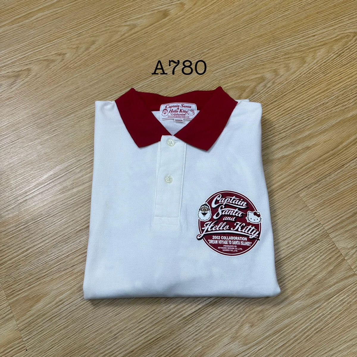 Vintage Vintage Captain Santa X Hello Kitty Sanrio Polo A780 Size US M / EU 48-50 / 2 - 13 Thumbnail