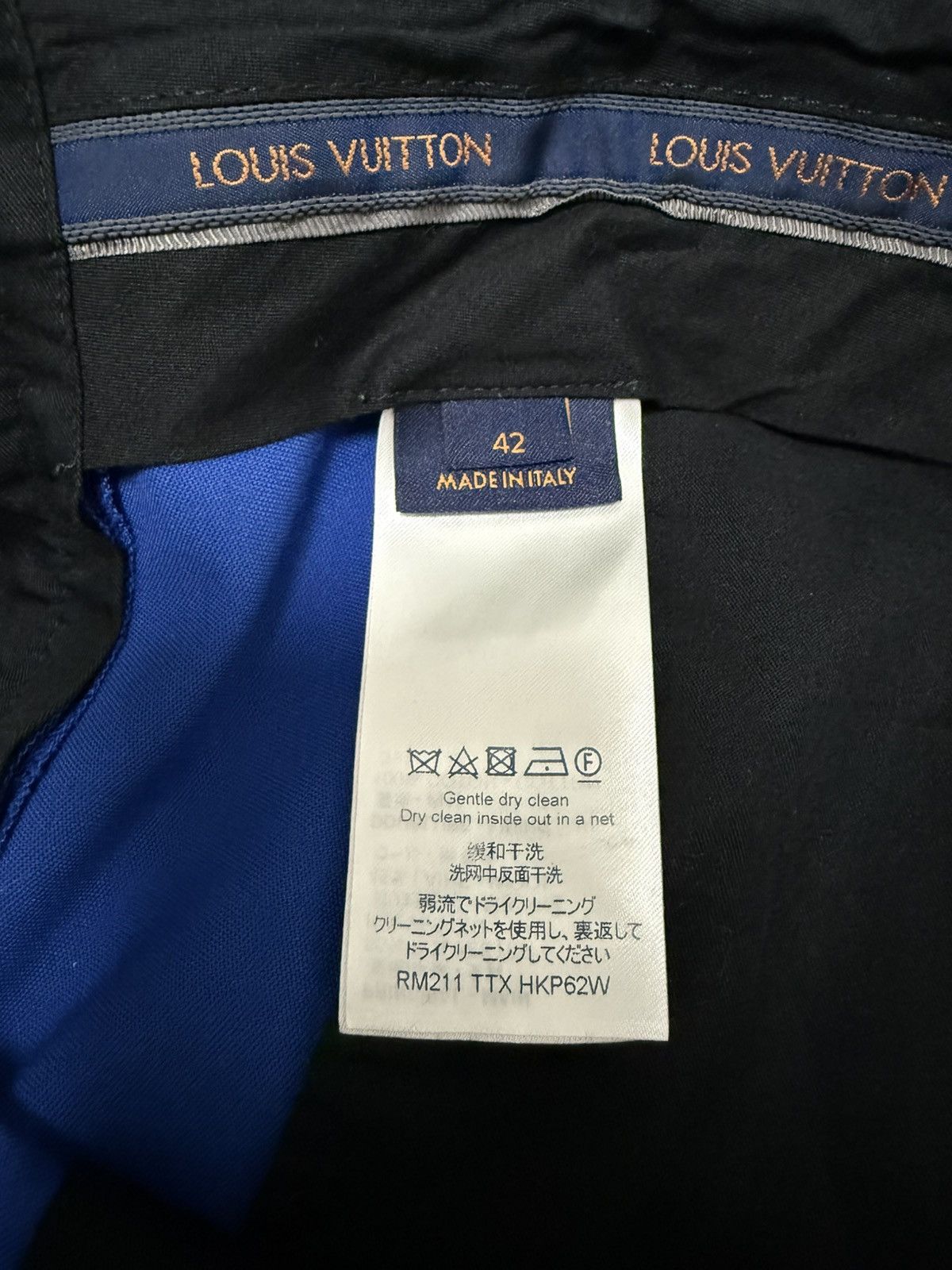 Louis Vuitton Louis Vuitton blue split hem trousers 42 Size US 34 / EU 50 - 8 Thumbnail