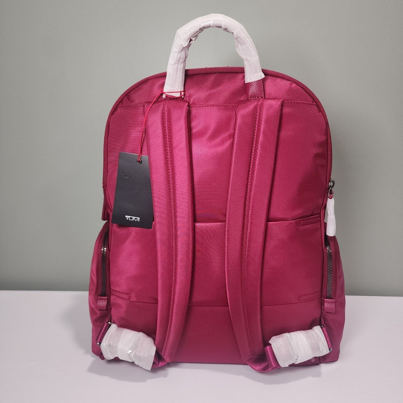 Tumi NWT TUMI CAREN Dark Sherry Backpack Laptop Travel Red Pink Size ONE SIZE - 5 Thumbnail