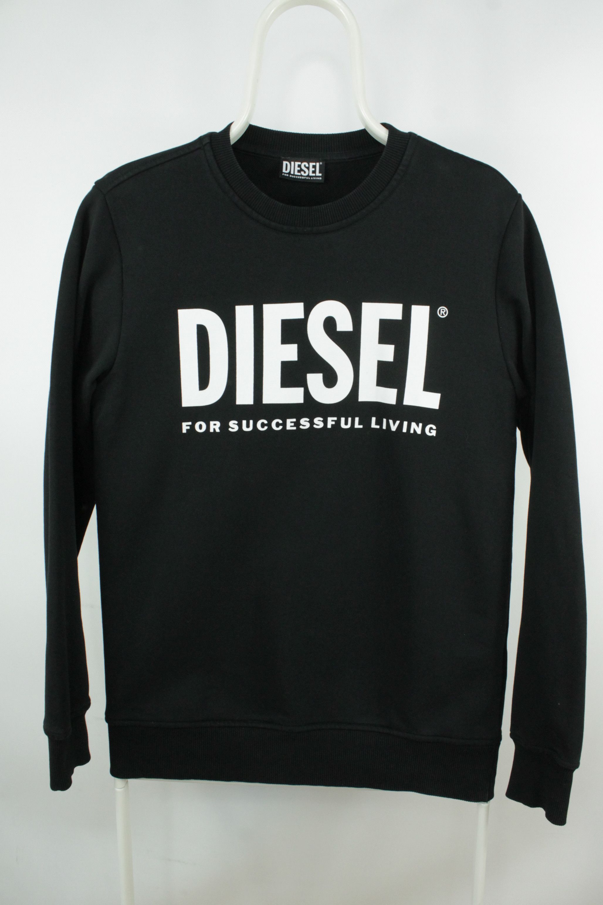Diesel Diesel Black Sweatshirt Pullover Men's Size US XS / EU 42 / 0 - 1 Thumbnail