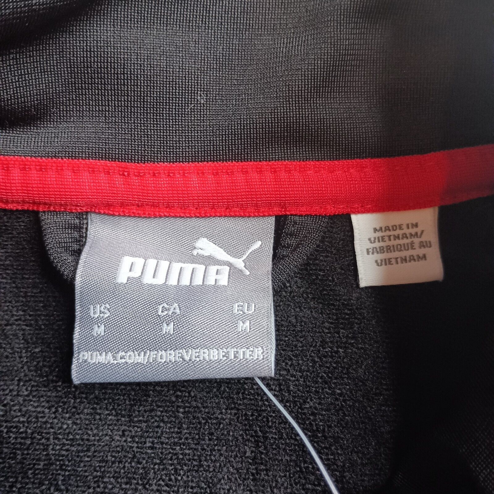 Puma Puma Track Jacket Men's M Black Full Zip Pockets Athletic Size US M / EU 48-50 / 2 - 5 Thumbnail