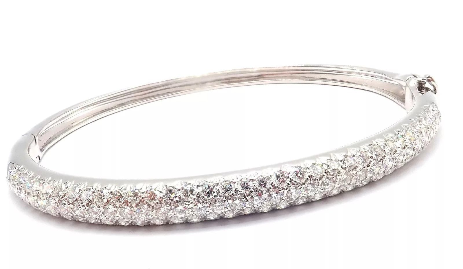 Van Cleef & Arpels Van Cleef & Arpels 18k White Gold Bangle Bracelet Paper Size ONE SIZE - 11 Thumbnail