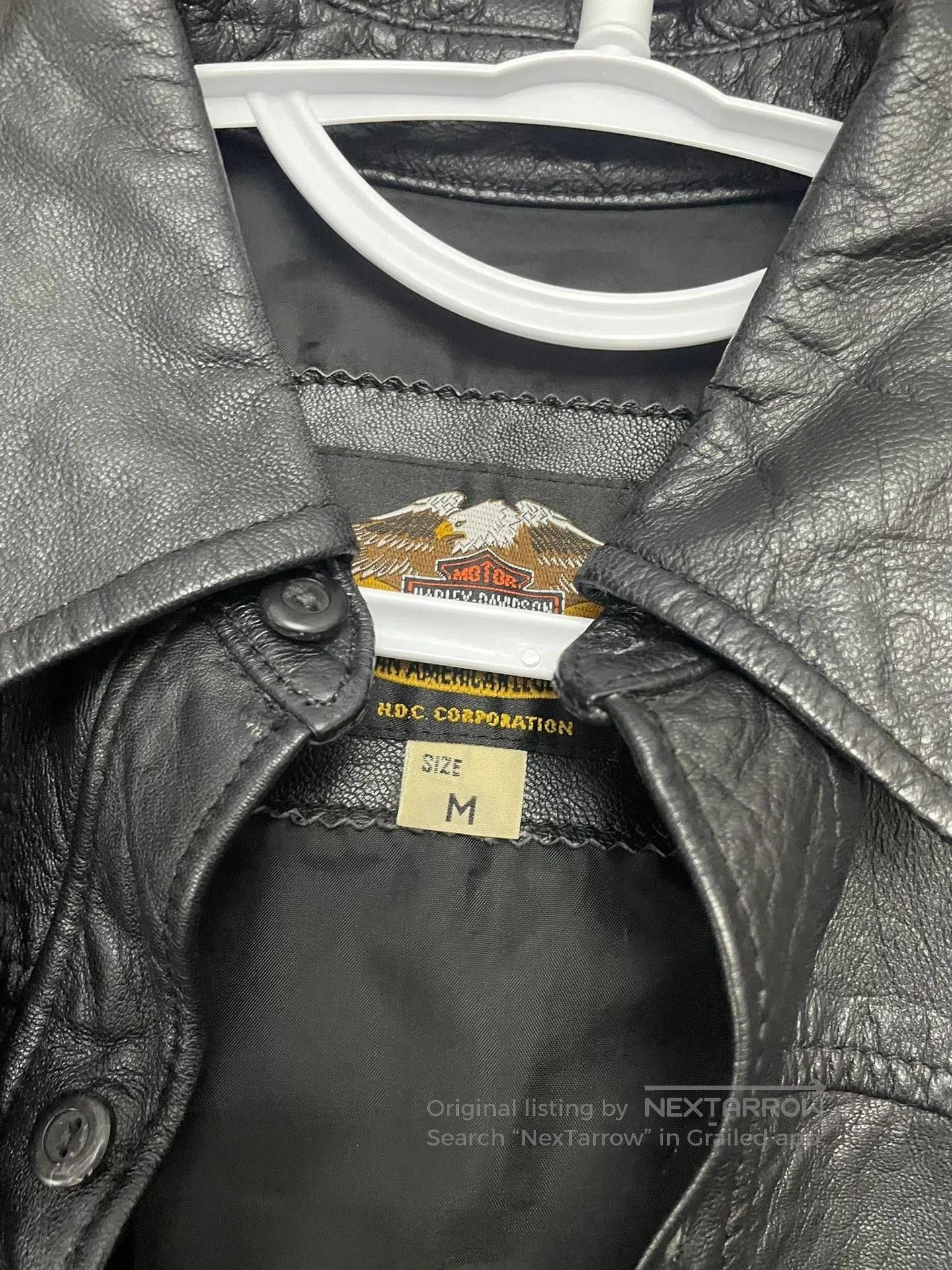 Vintage Vintage Harley Davidson Leather Shirt. Size US M / EU 48-50 / 2 - 4 Thumbnail