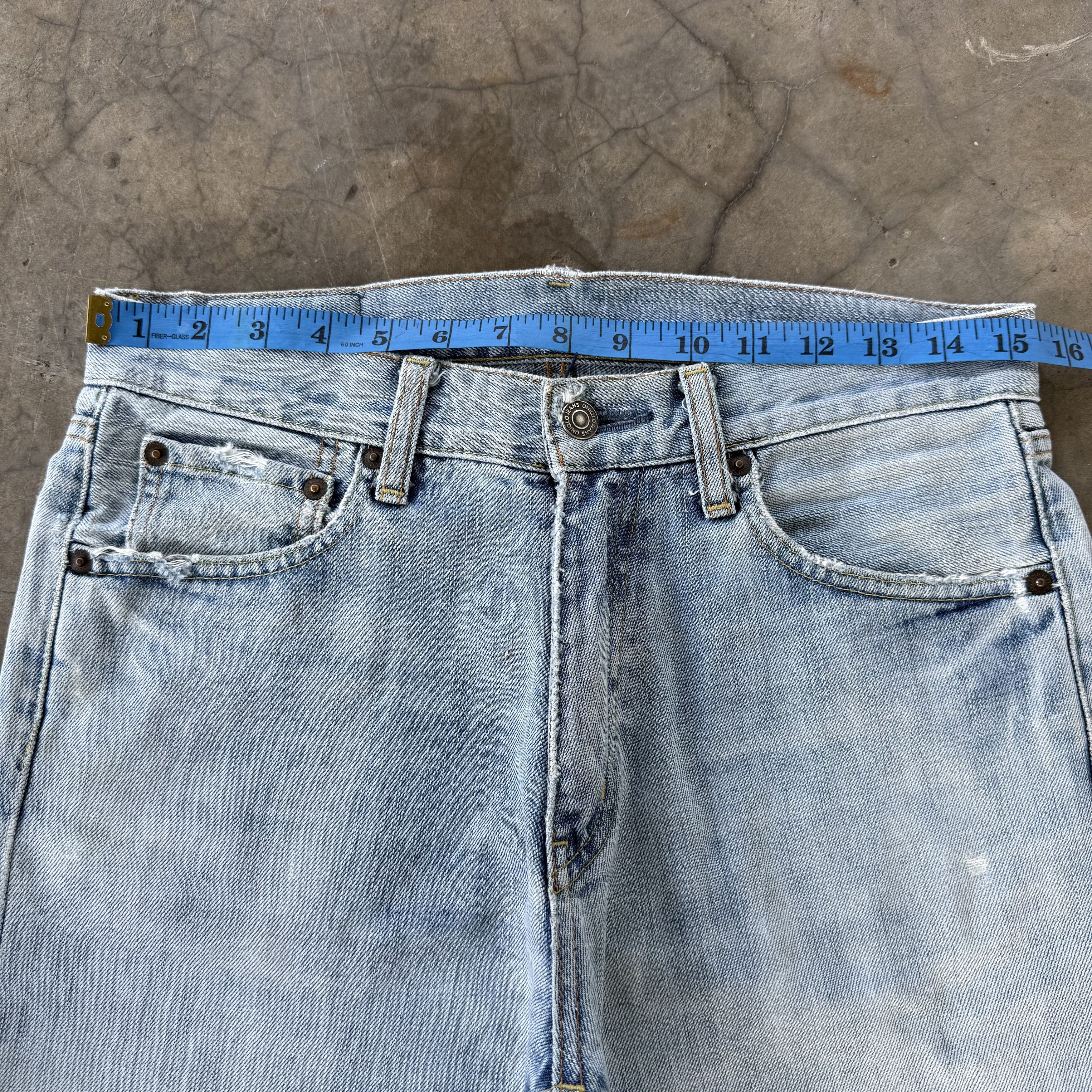 Japanese Brand Vintage Japan S003 Faded Denim Jean Pants Size US 30 / EU 46 - 7 Thumbnail
