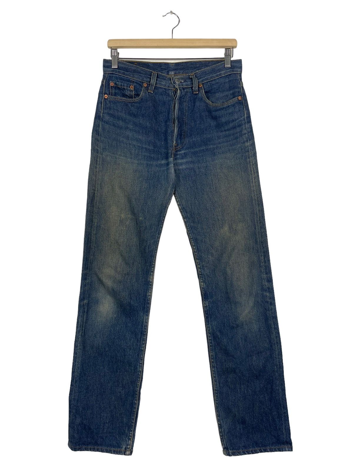 Vintage Levis Button Fly Distressed Jean