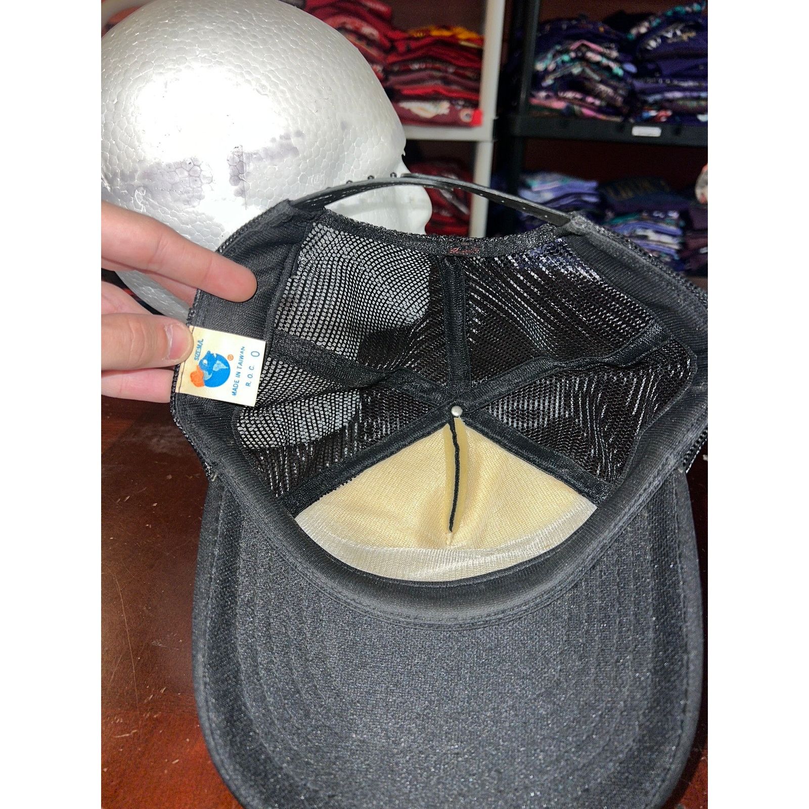 Vintage Vintage Get Naked Hat Go Wild Black White Headwear VTG Size ONE SIZE - 7 Thumbnail