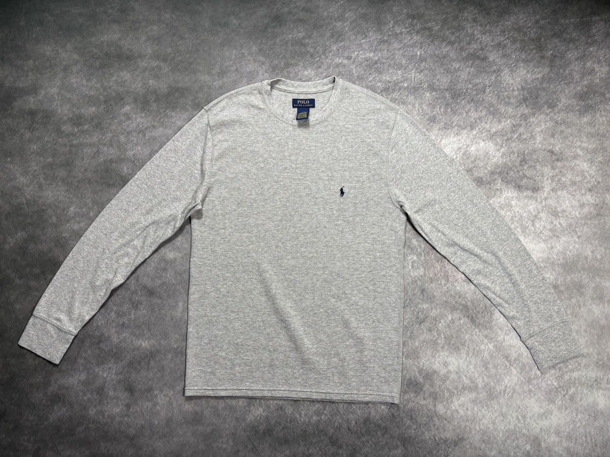 Polo Ralph Lauren Polo Ralph Lauren Thermal Longsleeve Shirt Base Layer Waffle Size US L / EU 52-54 / 3 - 11 Thumbnail
