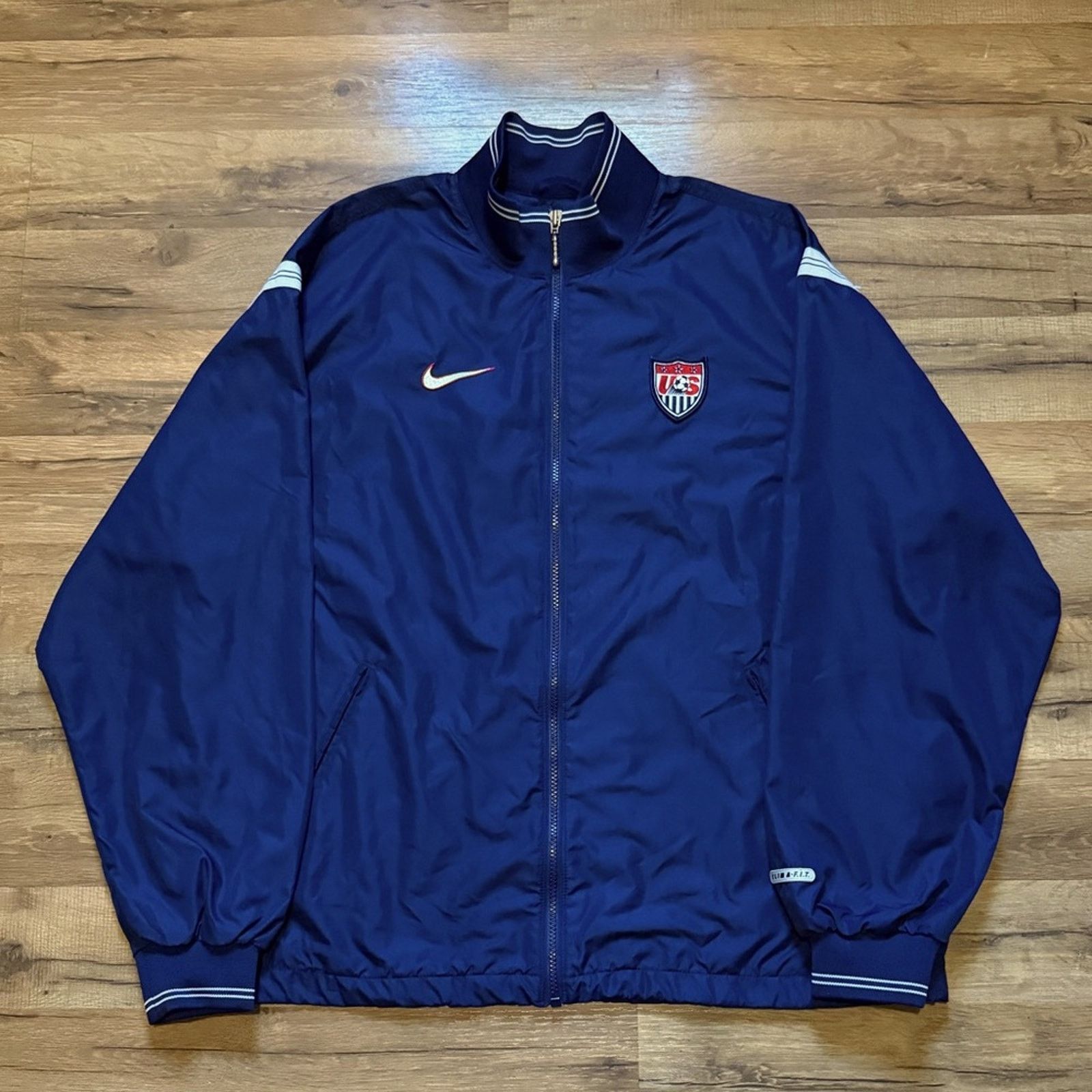 Nike 90s Nike USA Soccer Clima-Fit Windbreaker Set Track Suit Size US M / EU 48-50 / 2 - 4 Thumbnail