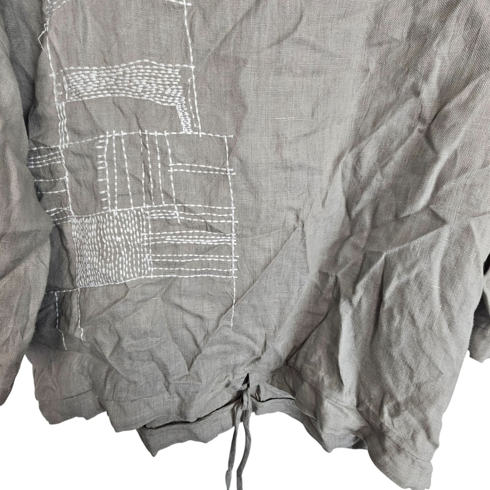 Luar Luukaa Air Womens Linen Tunic Size 4 Lagenlook MInimalist Size S / US 4 / IT 40 - 3 Thumbnail