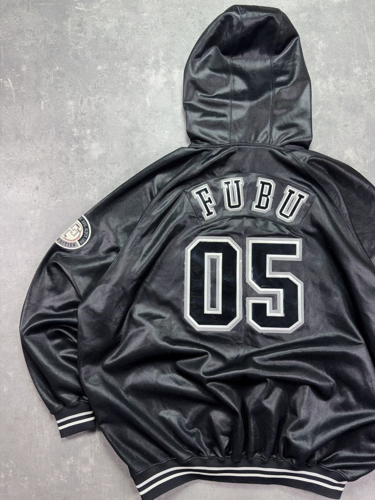 Fubu 90s/00s Fubu Westside Big Logo Baggy Hoodie XXL Rare Size US XL / EU 56 / 4 - 12 Thumbnail