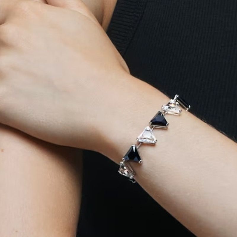 Swarovski Swarovski Ortyx bracelet Triangle cut, Black Size ONE SIZE - 7 Thumbnail
