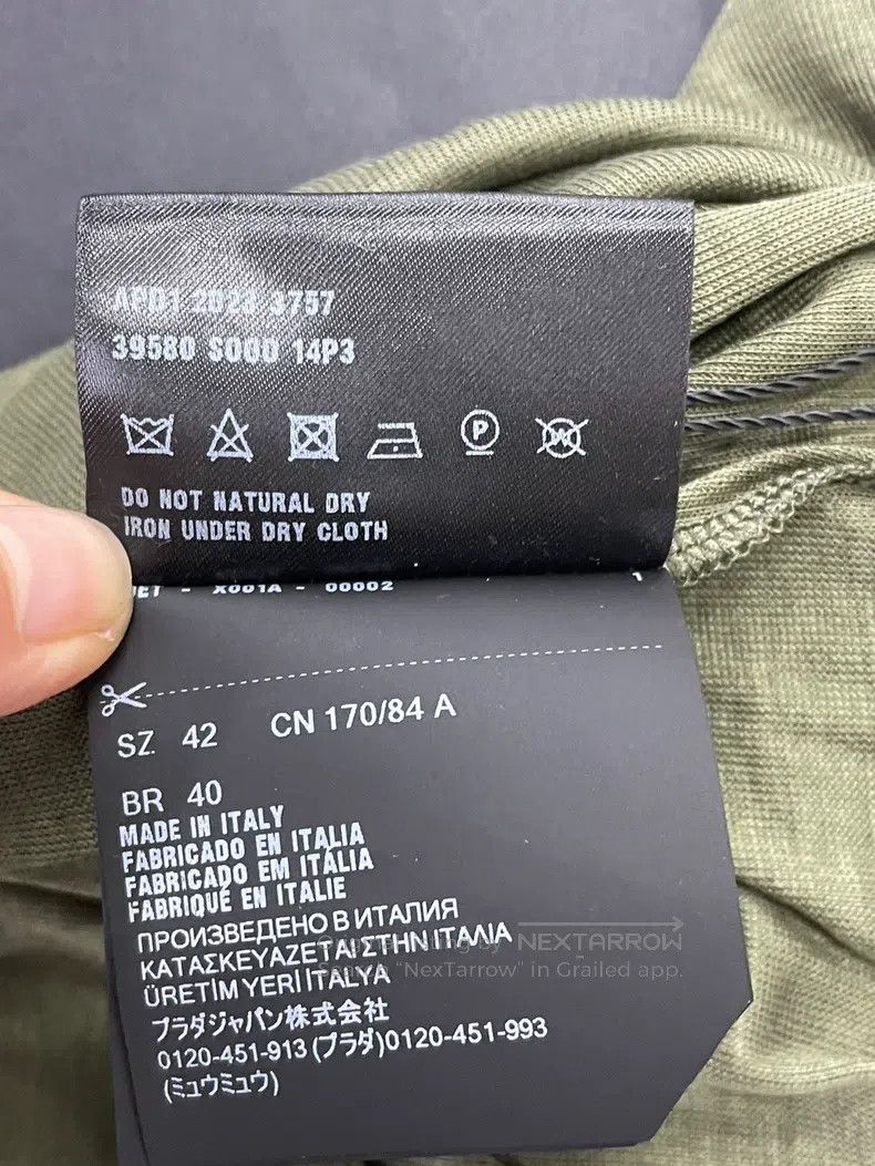 Prada Prada Green bottom long sleeves Size US XS / EU 42 / 0 - 6 Thumbnail