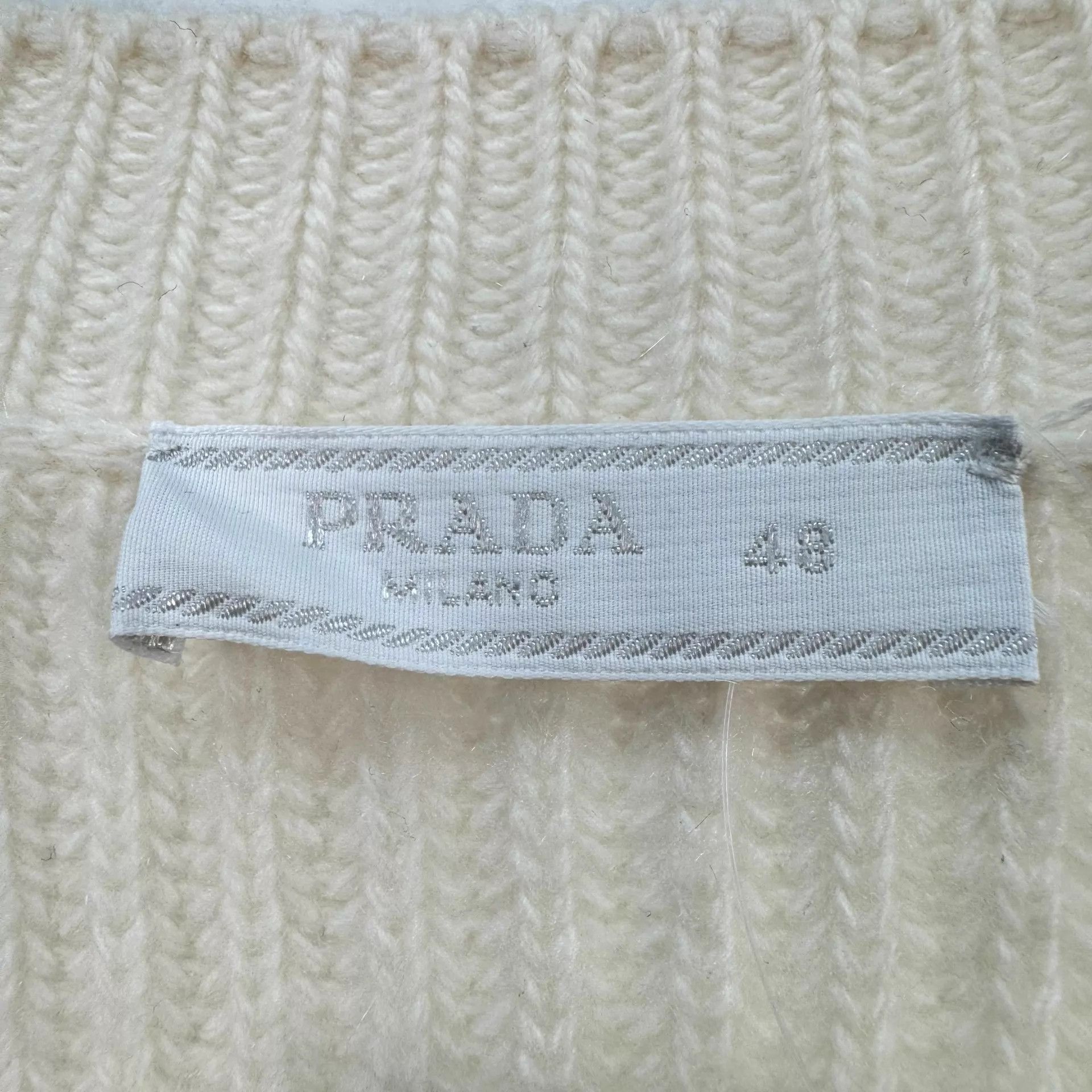 Prada Prada Logo Jacquard Wool Knit Vest 48 Size US M / EU 48-50 / 2 - 5 Thumbnail