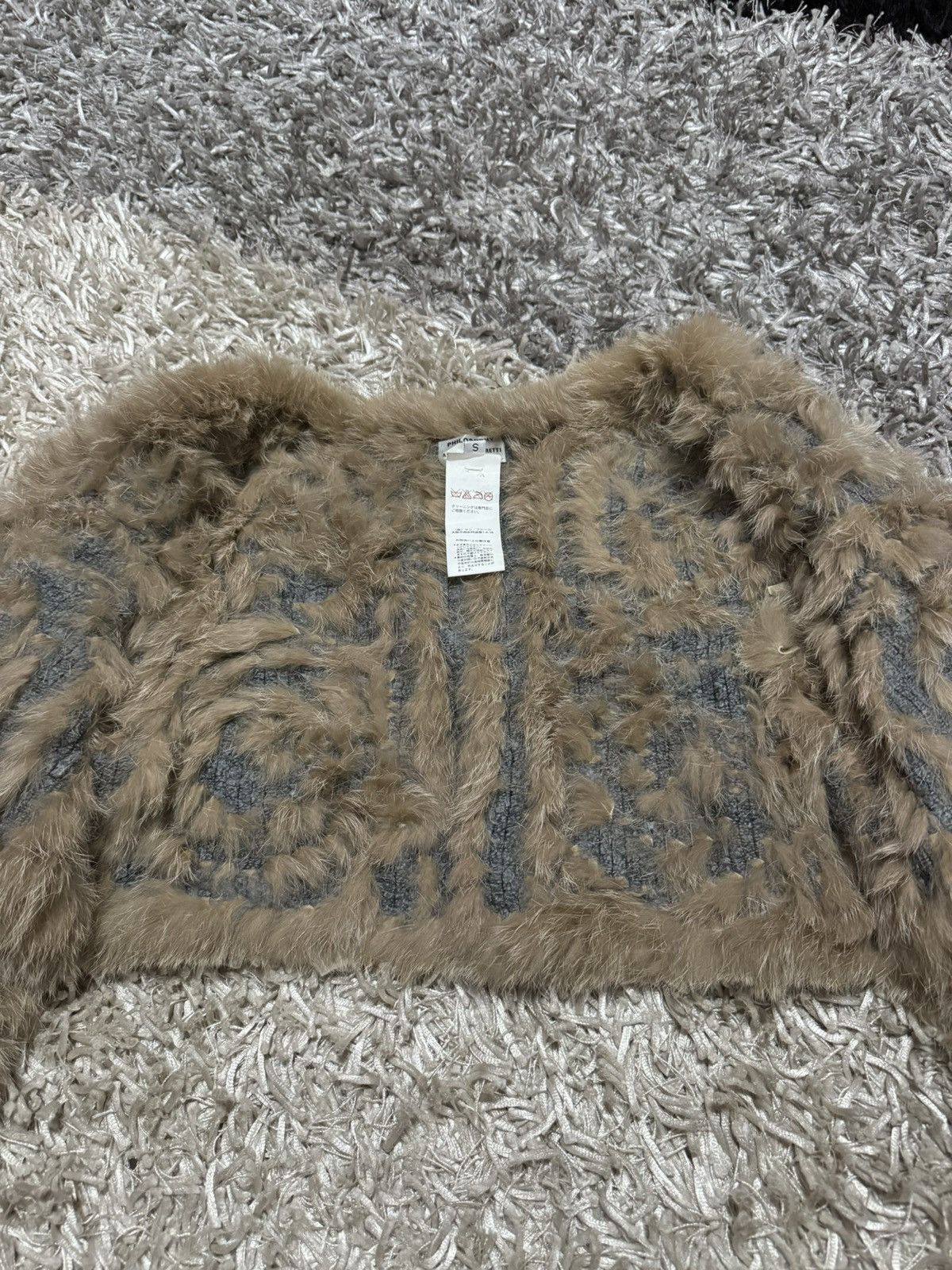 Alberta Ferretti PHILOSOPHY JACKET FUR CROPPER ITALY Size S / US 4 / IT 40 - 6 Thumbnail