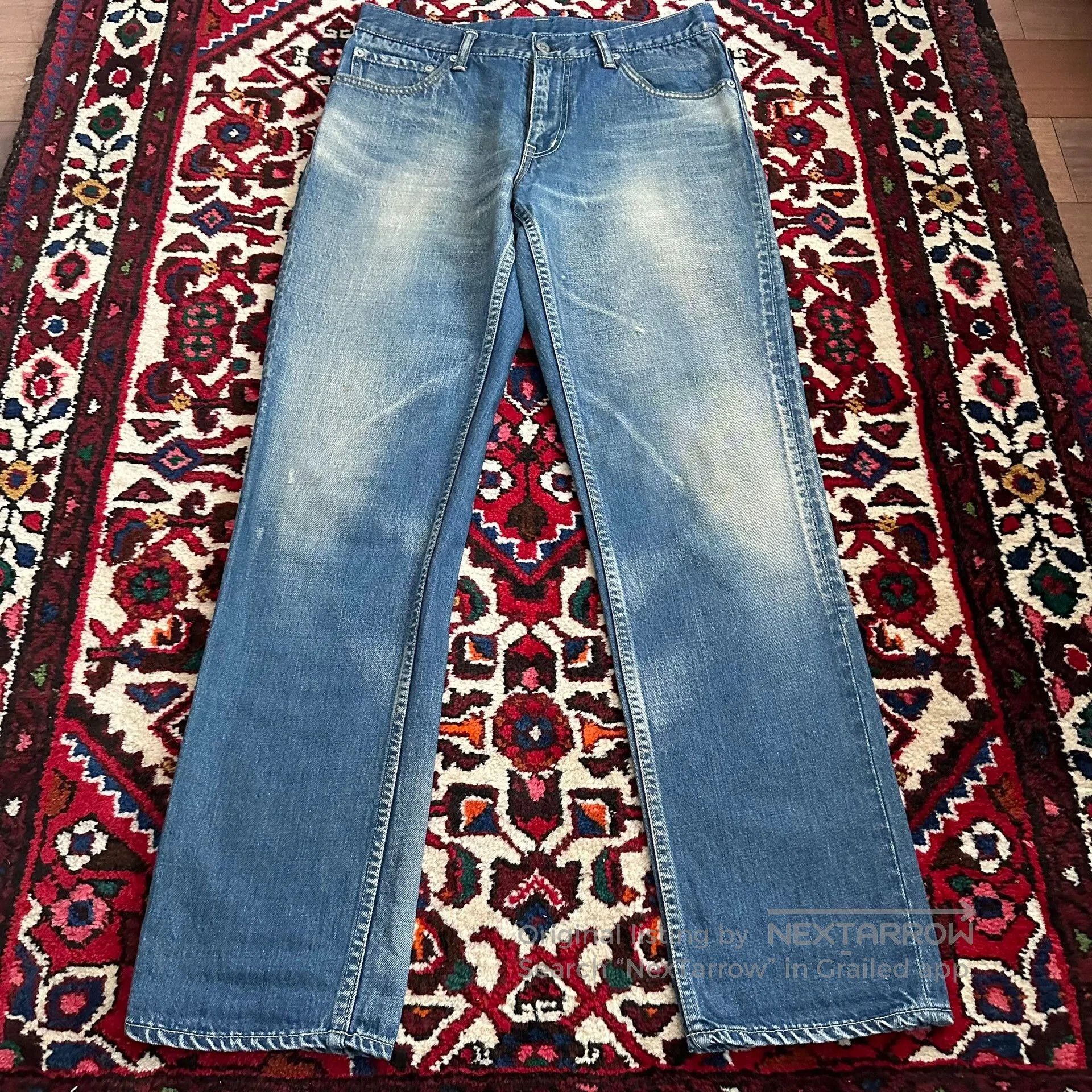 Visvim visvim 03d5 Yellow Mud Washed Jeans. Size US 32 / EU 48 - 3 Thumbnail
