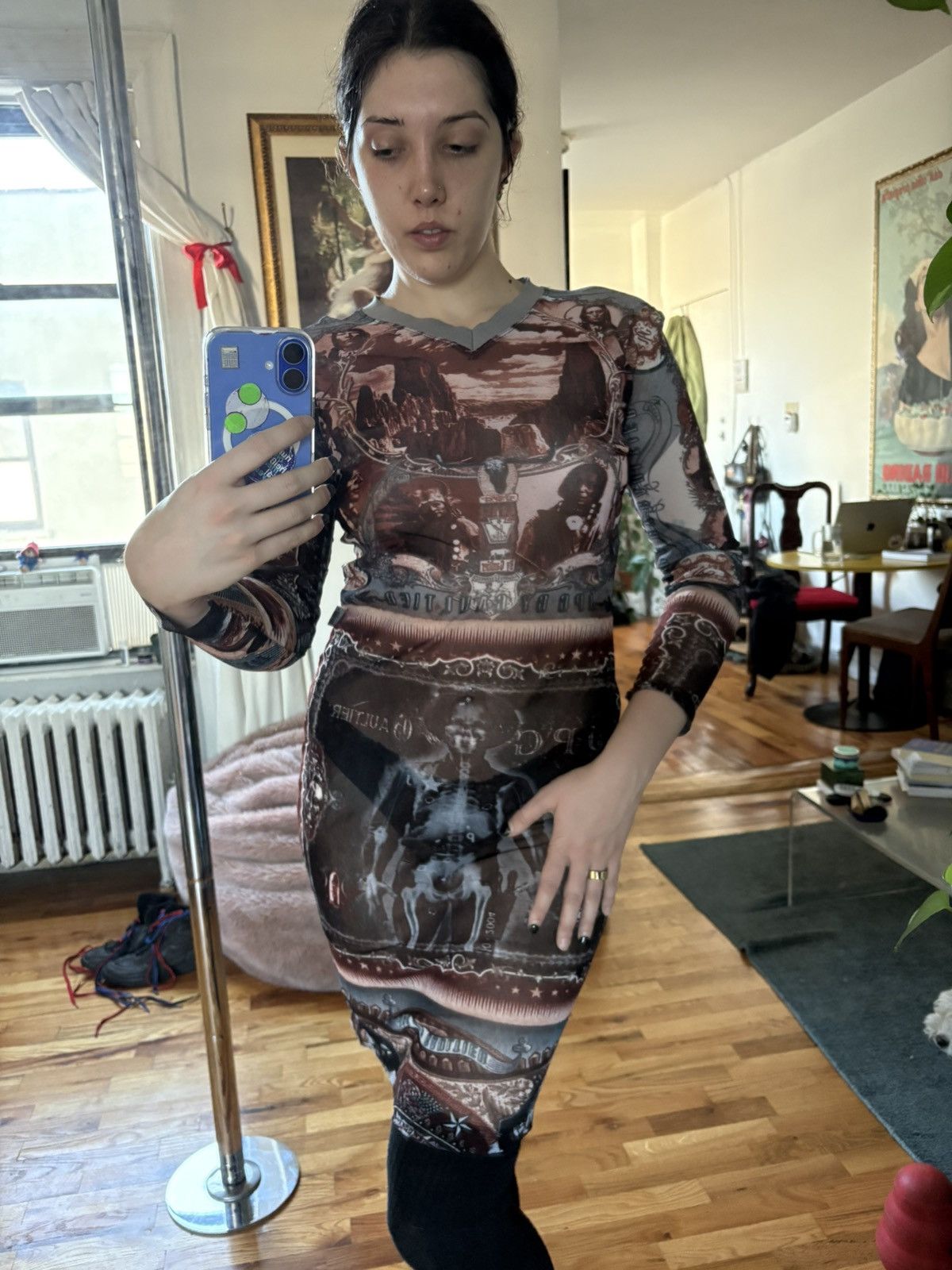 Jean Paul Gaultier Vintage Jean Paul Gaultier Native American Indian Mesh Dress Size M / US 6-8 / IT 42-44 - 1 Thumbnail