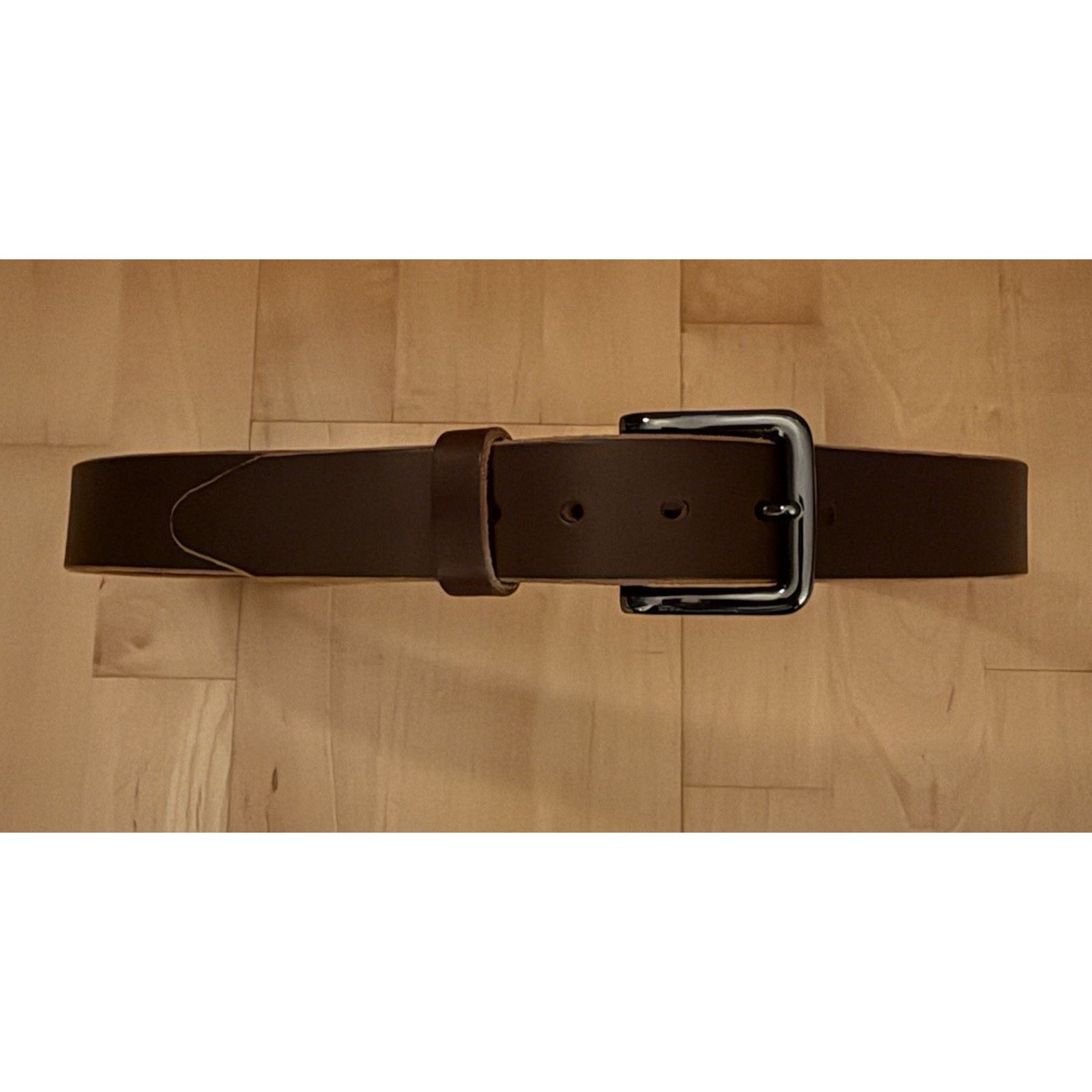 Lauren Ralph Lauren skinny brown Tan Belt With Gold Buckle lock XXXL 3XL Lauren Ralph Lauren TURN-LOCK SKINNY LEATHER BELT - Belt  main image 2