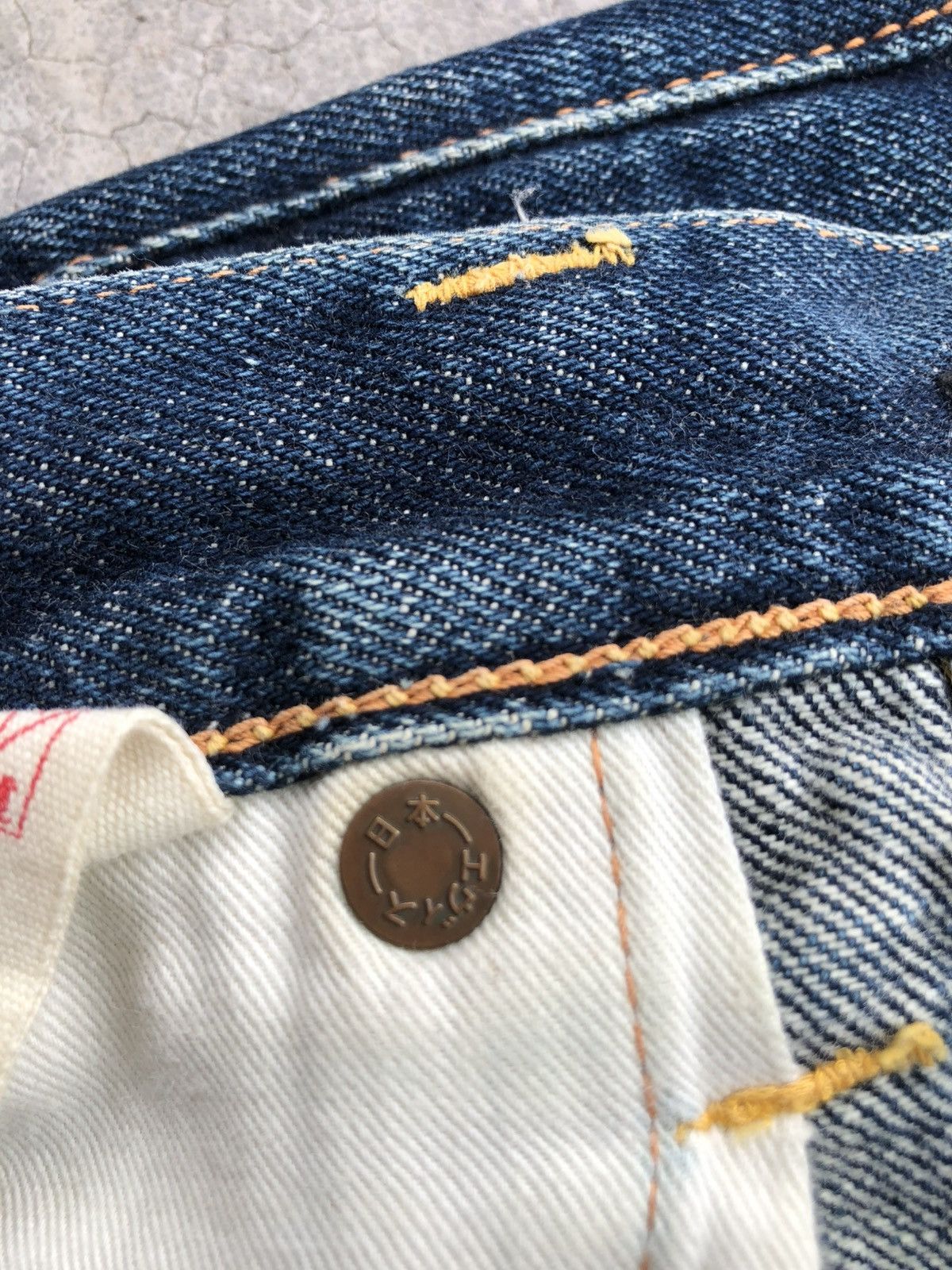 Evisu Vintage Evisu No 2 Distressed Jeans Selvedge Denim Size US 32 / EU 48 - 21 Thumbnail