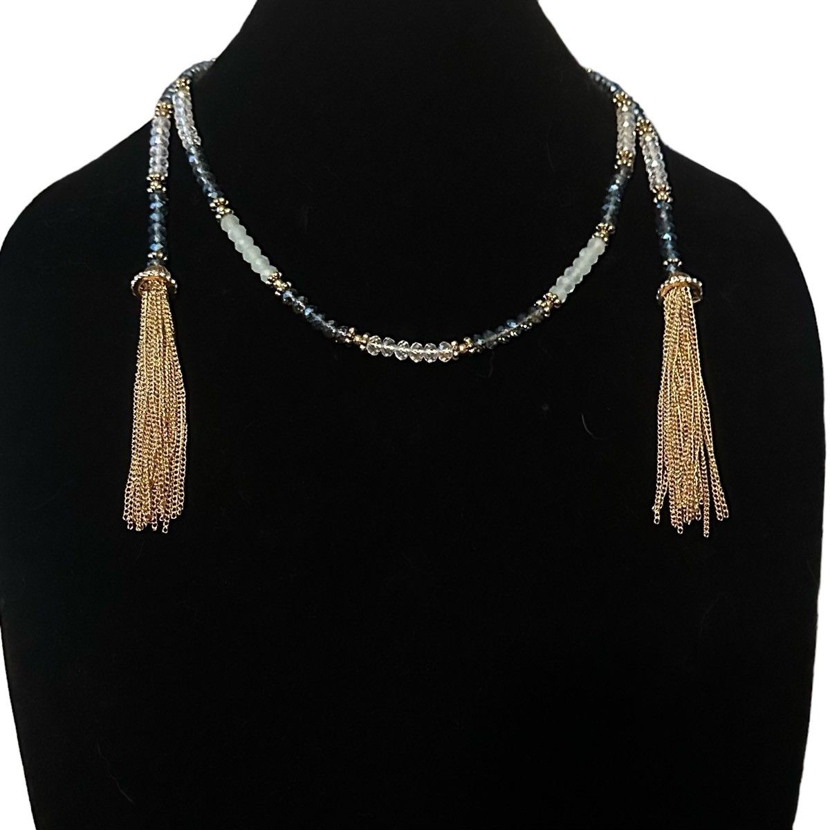 Other Crystal bead lariat necklace Size ONE SIZE - 3 Thumbnail