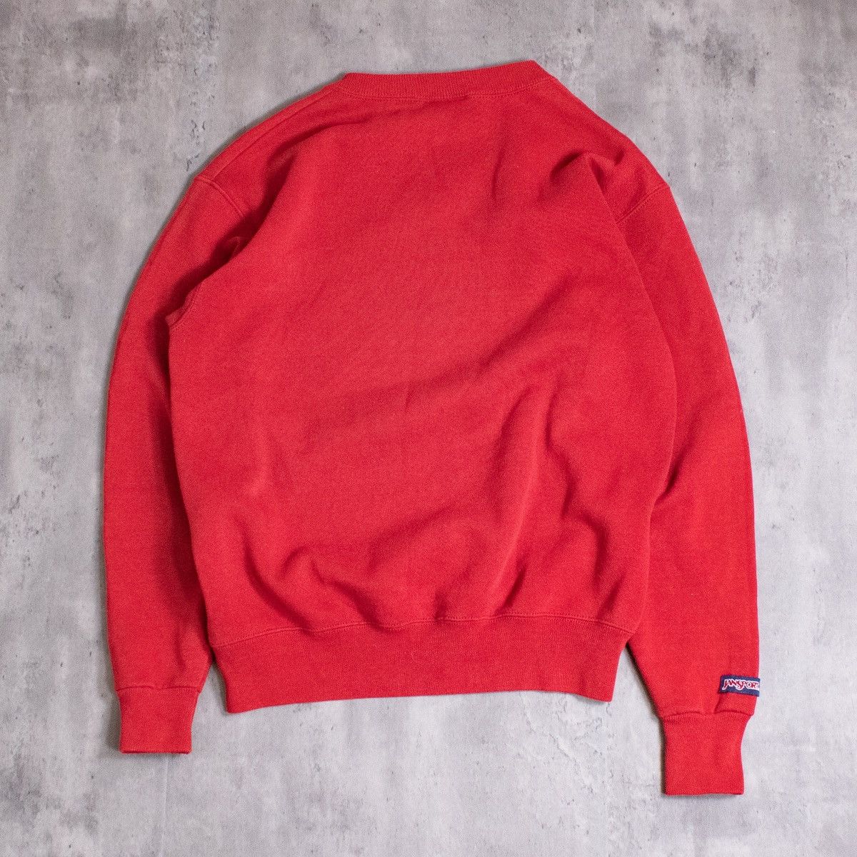 Jansport × Vintage Vintage 1990's Arkansas Razorback Burgundy Crew Neck Sweater Size US M / EU 48-50 / 2 - 7 Thumbnail