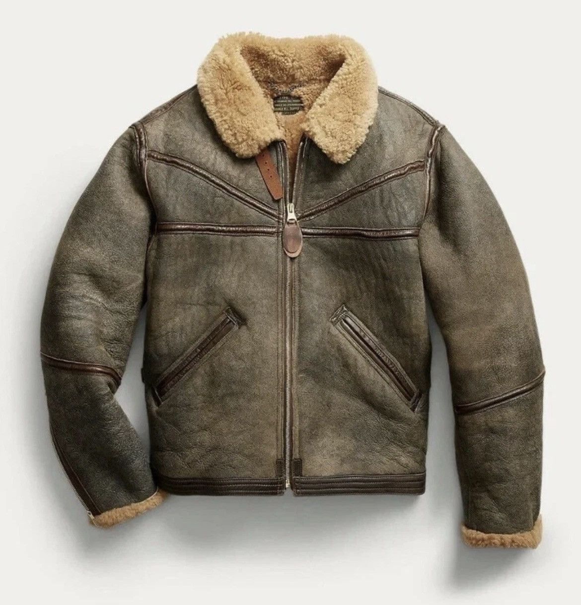 RRL Ralph Lauren Ralph Lauren RRL sheepskin shearling leather Size US M / EU 48-50 / 2 - 7 Thumbnail