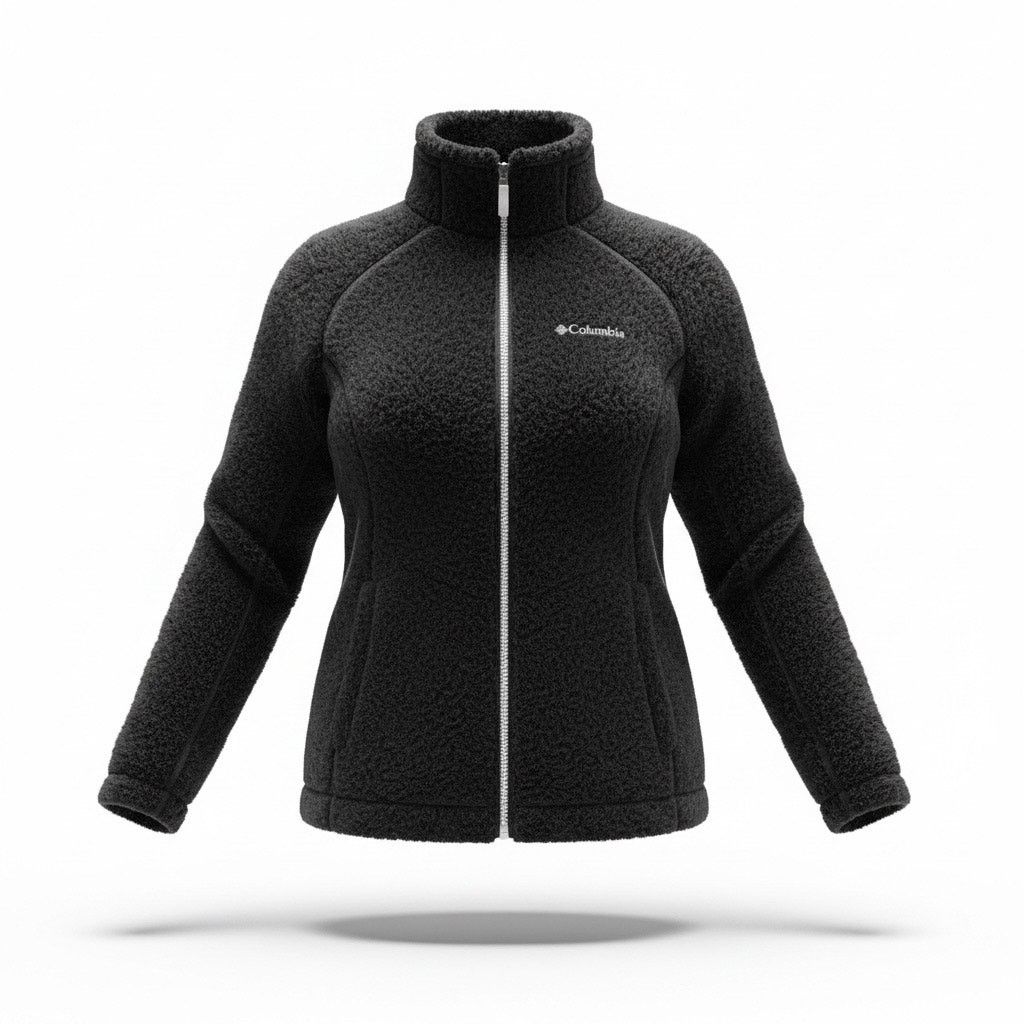 Columbia Columbia Womens Black Fleece Jacket Full Zip Soft Size Small Size S / US 4 / IT 40 - 1 Thumbnail