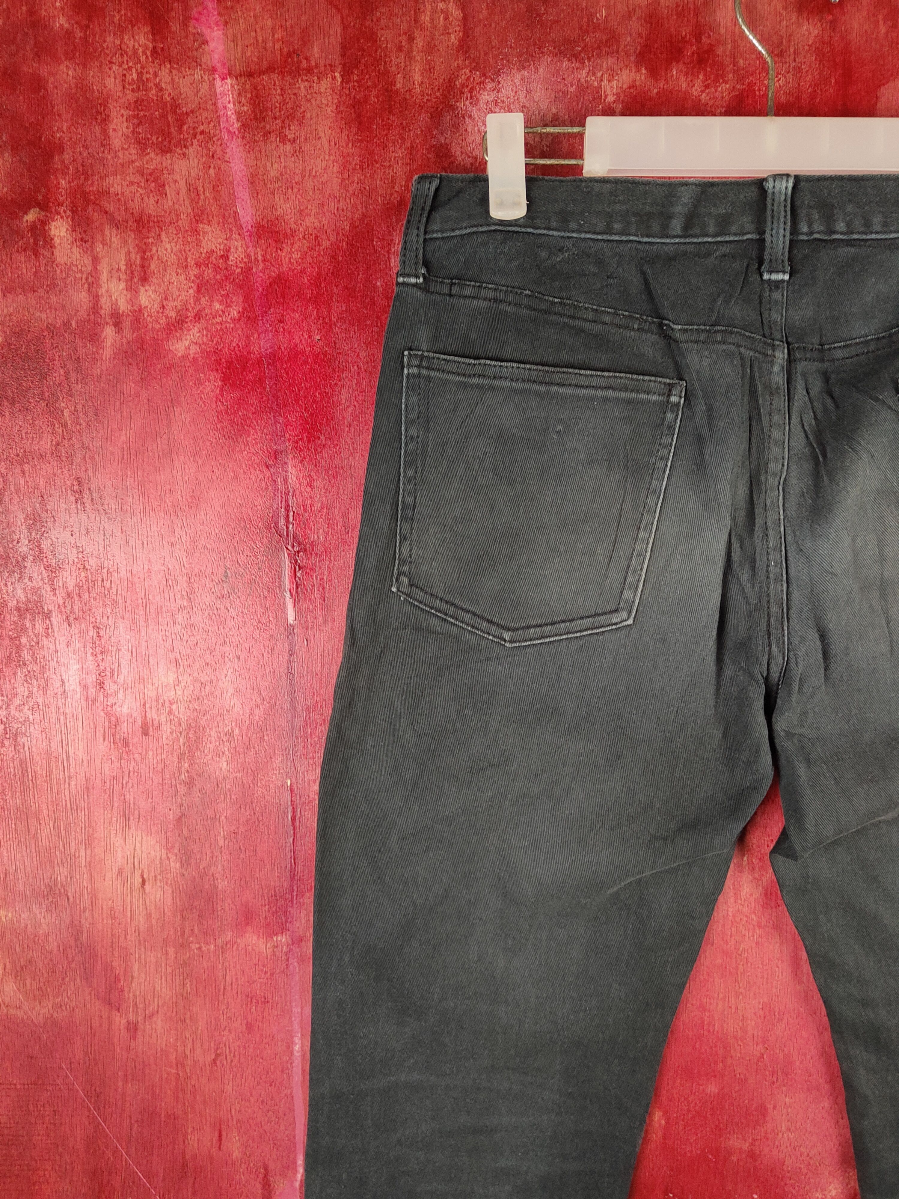 GU Gu Black Faded Distressed Ripped Skinny Jeans #S2316 Size US 30 / EU 46 - 8 Thumbnail