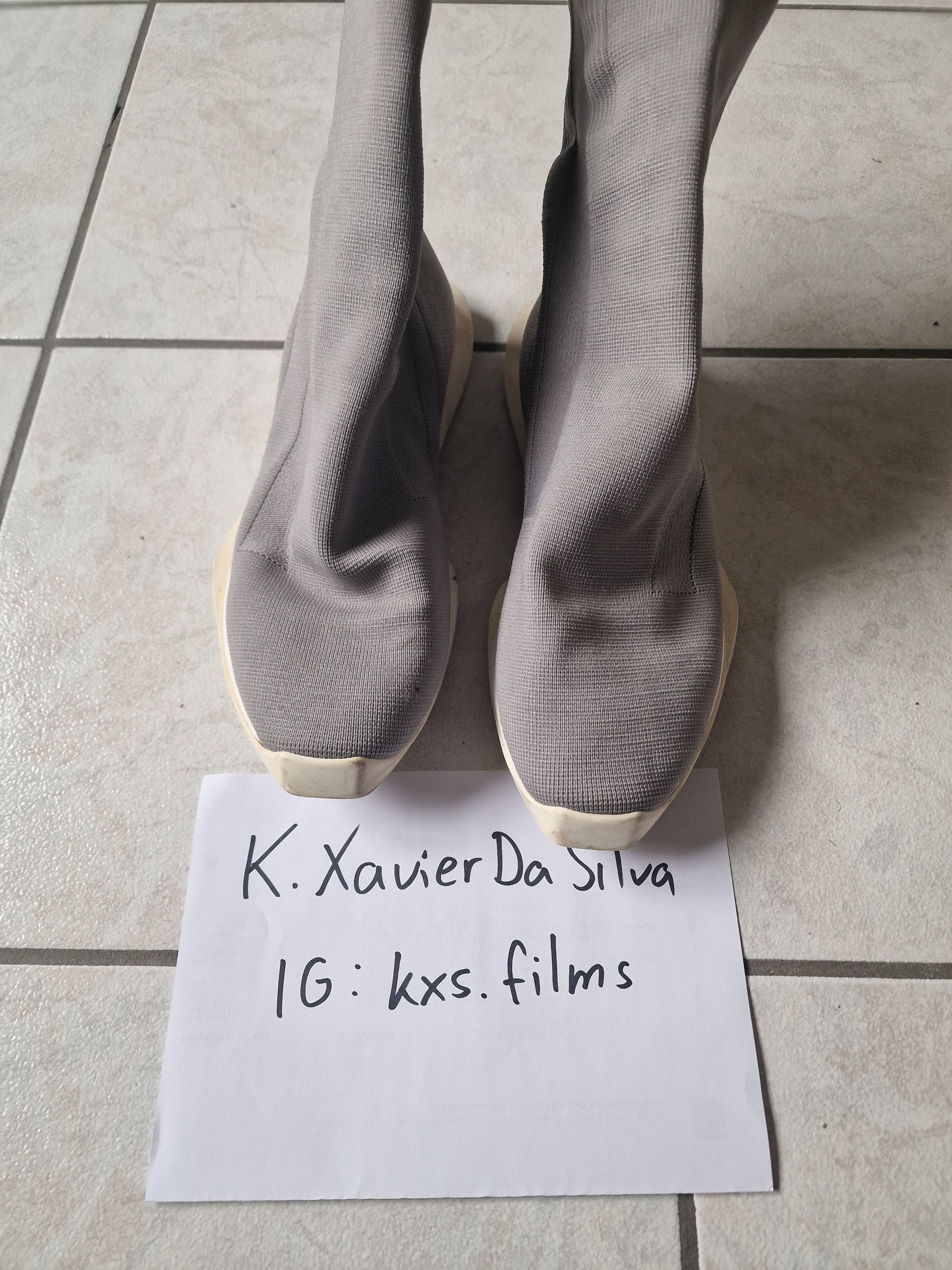 Rick Owens Drkshdw Rick Owens Sneaker Socks Size US 8 / IT 38 - 2 Thumbnail