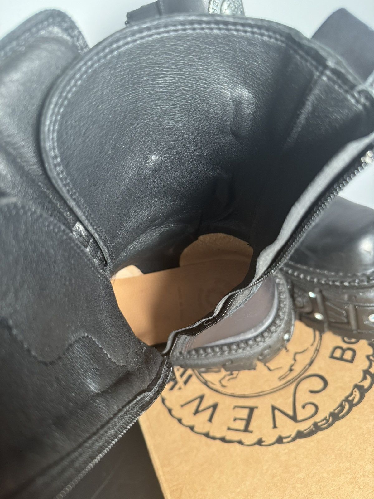 Genuine Leather × New Rock New Rock Platform Boots TANK373-S1 Leather Combat Buckles Size US 9 / EU 42 - 10 Thumbnail