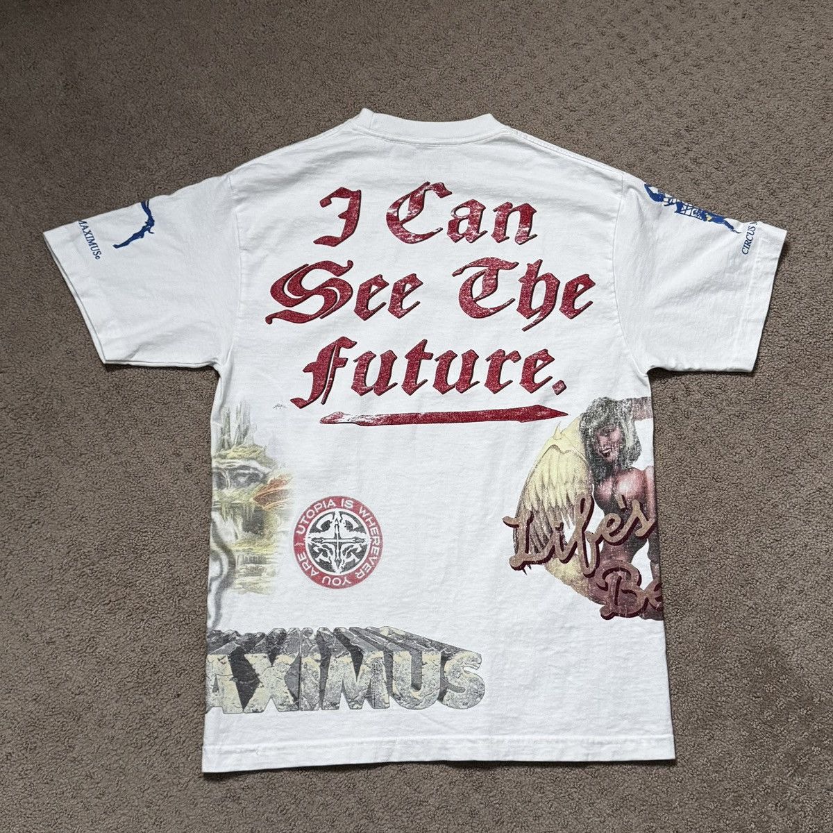 Travis Scott Travis Scott Utopia Tour “I Can See The Future” T-Shirt M Size US M / EU 48-50 / 2 - 2 Thumbnail
