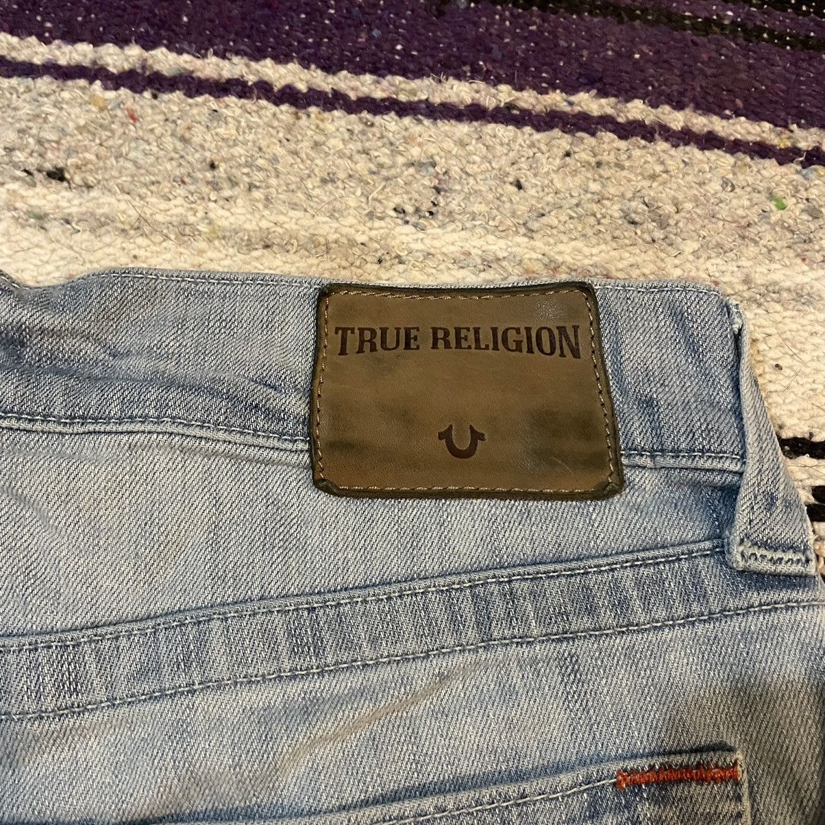 True Religion True Religion Geno Skinny Jeans Blue Denim 35x33 Size US 35 - 14 Thumbnail