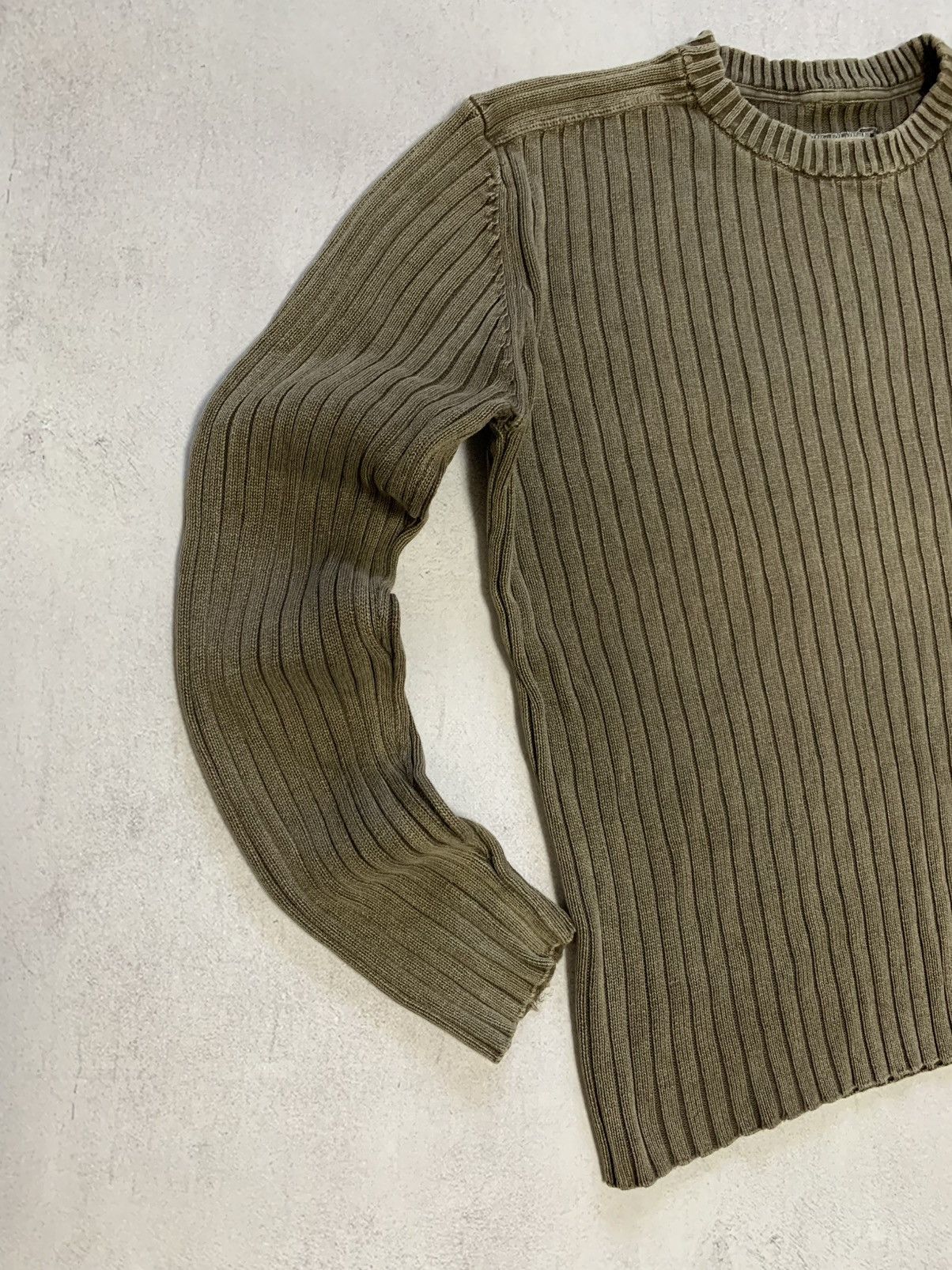 If Six Was Nine × Japanese Brand Vintage Avant-garde Sweater Knit Baggy Brown Y2K Sick 90s Size US M / EU 48-50 / 2 - 2 Thumbnail