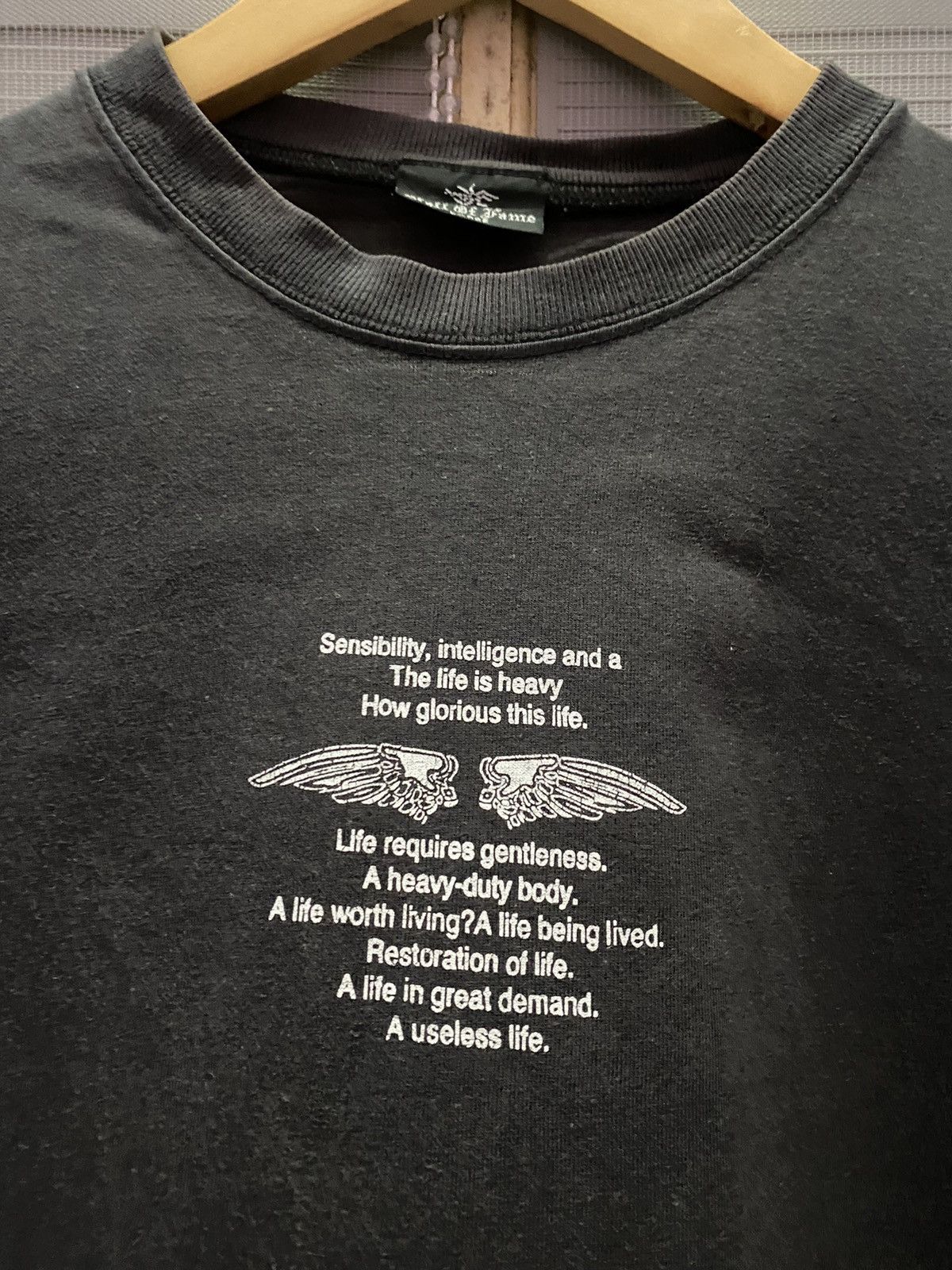 14th Addiction × Affliction × If Six Was Nine Vintage Hall of Fame Wing Poem Wording Tees Size US M / EU 48-50 / 2 - 5 Thumbnail