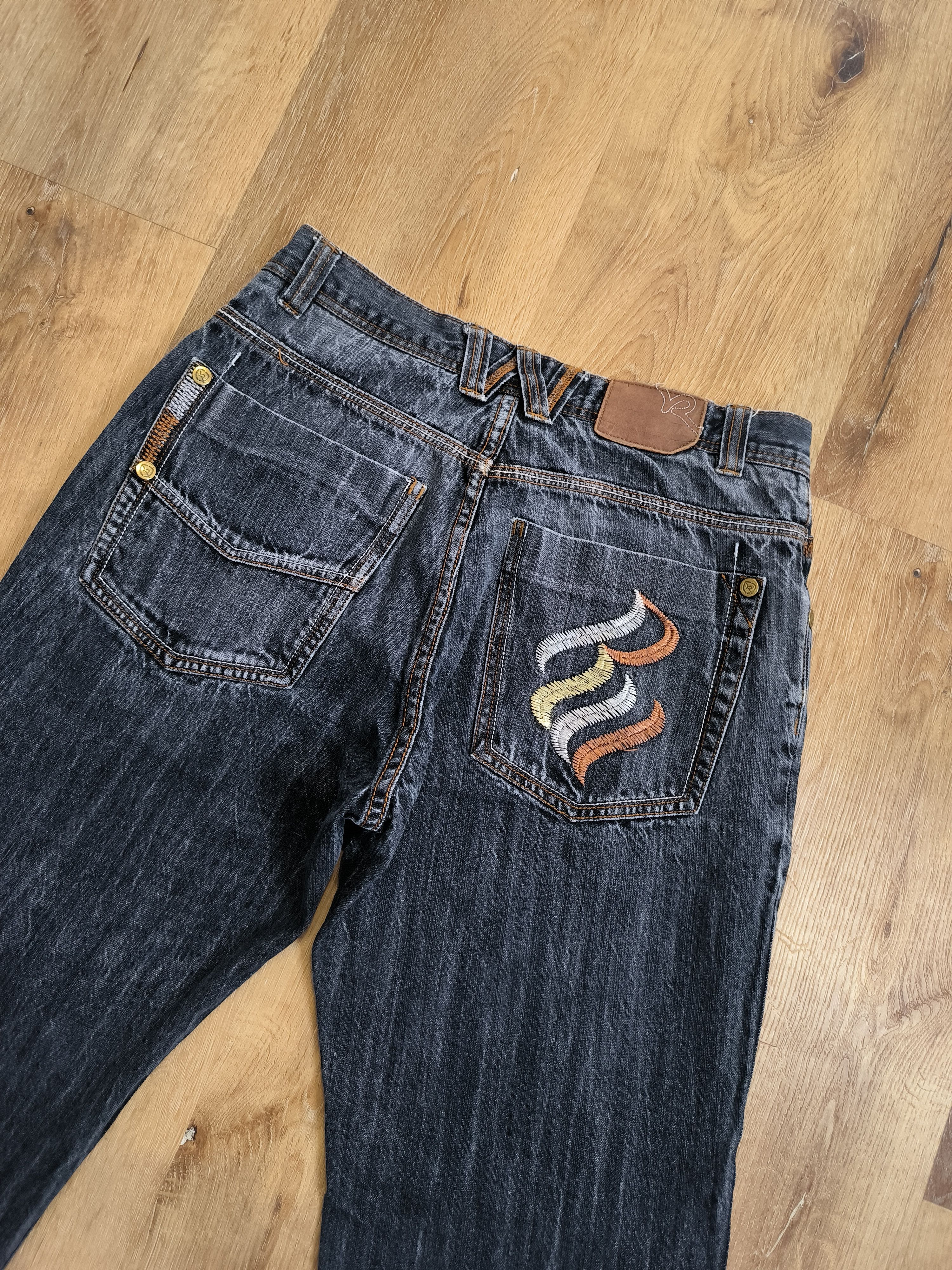 Rocawear RocaWear Vintage Denim Pants Logo Baggy Size US 34 / EU 50 - 3 Thumbnail