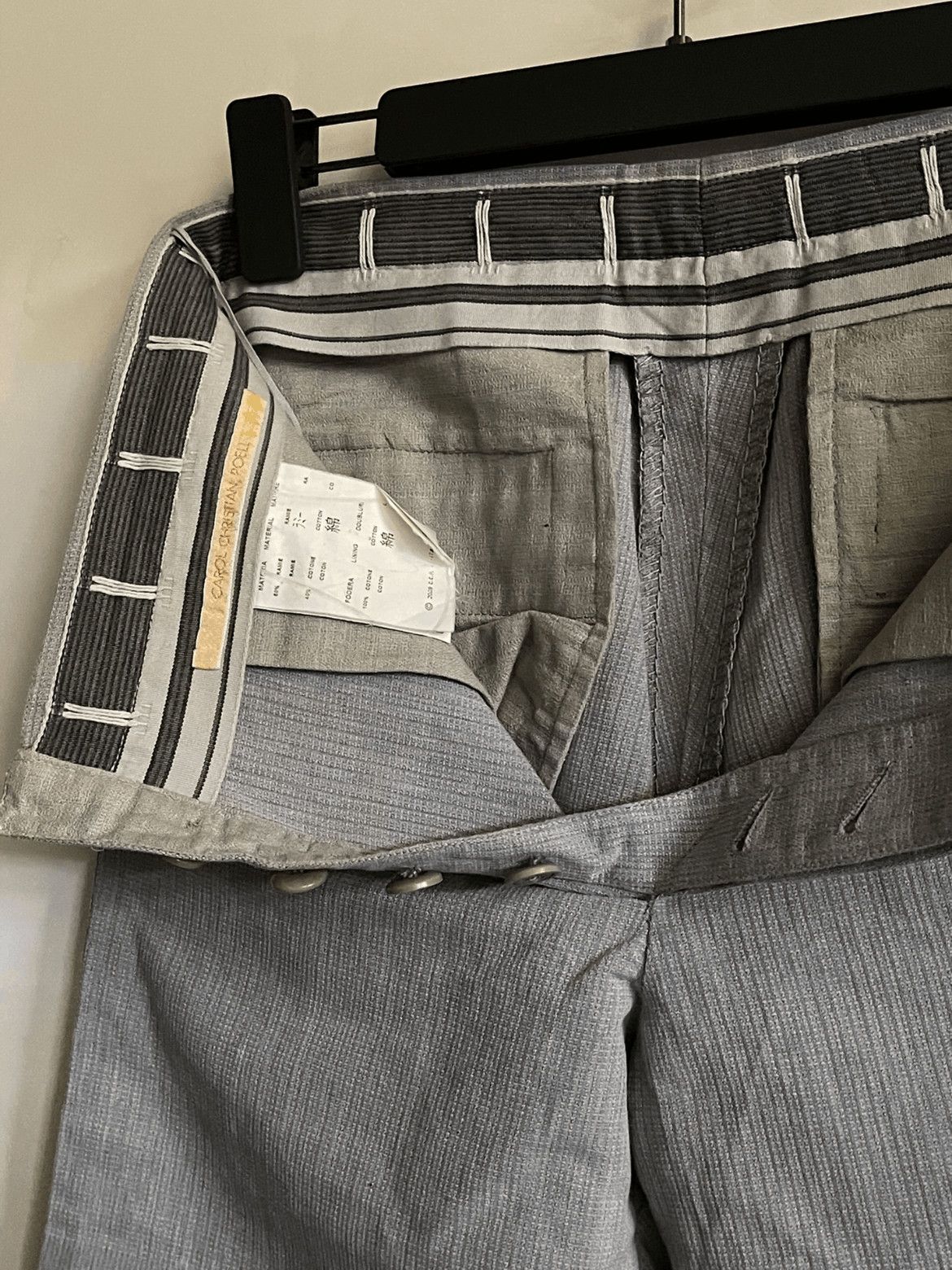 Carol Christian Poell Sz 46 Carol Christian Poell 09SS Linen Trouser Size US 30 / EU 46 - 6 Thumbnail