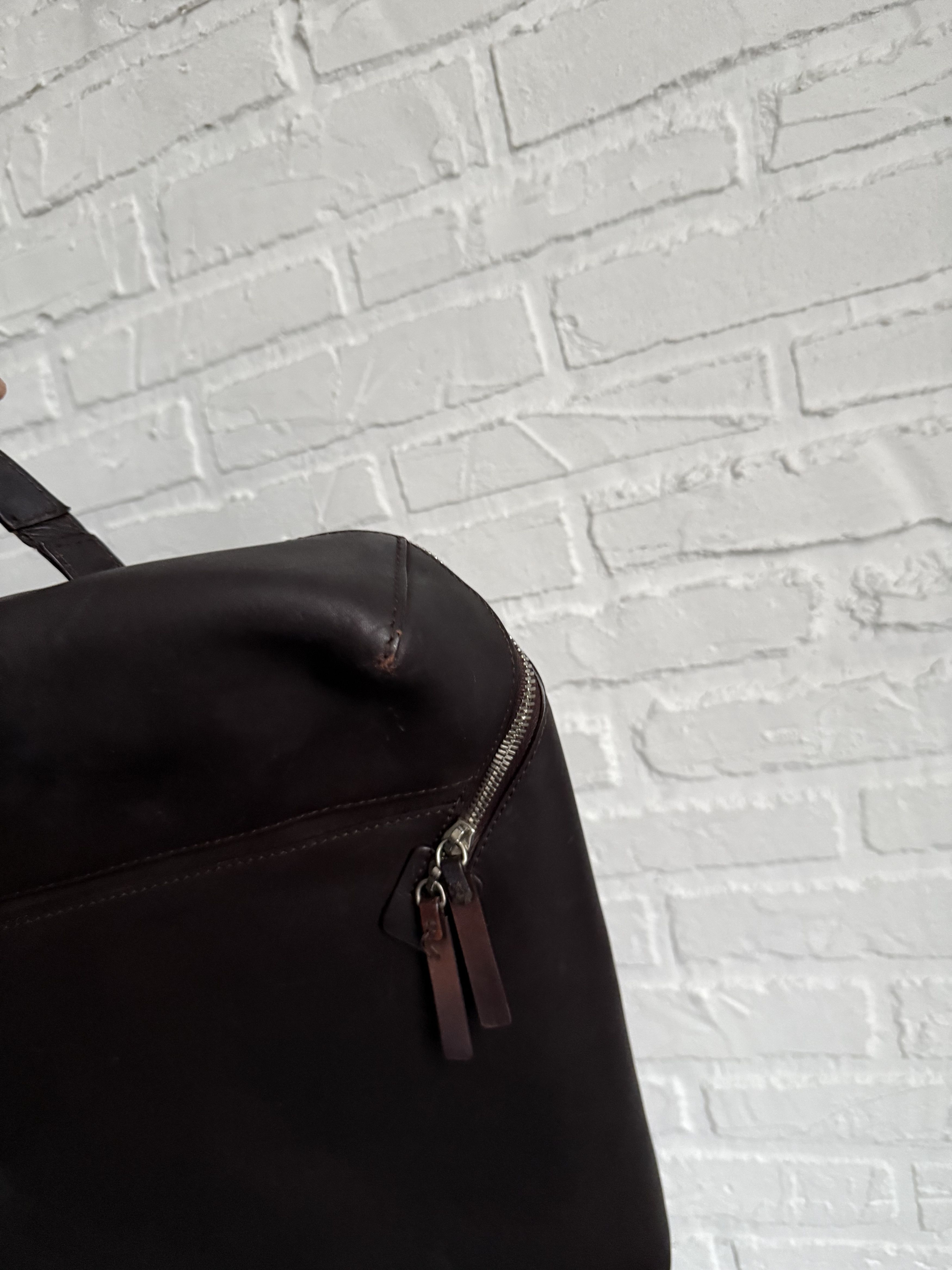 Other Avantgarde Bonastre Leather brown Backpack Hand made Size ONE SIZE - 12 Thumbnail