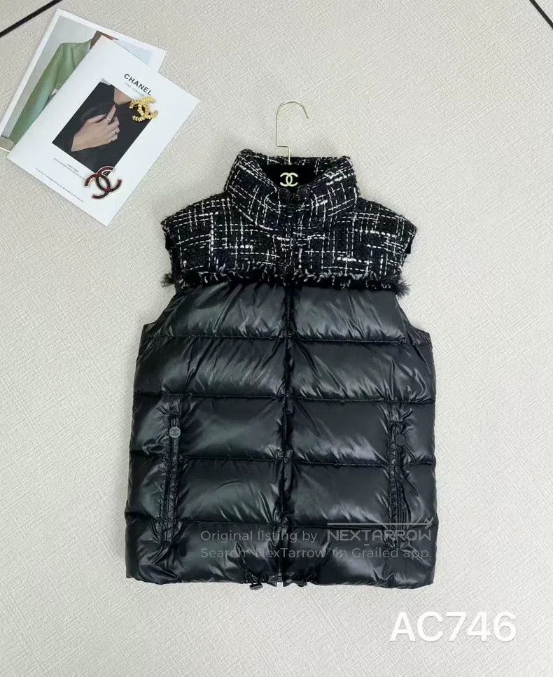 Chanel Chanel Ski series woven logo letter stitching down vest Size XXS / US 00 / IT 34 - 1 Thumbnail