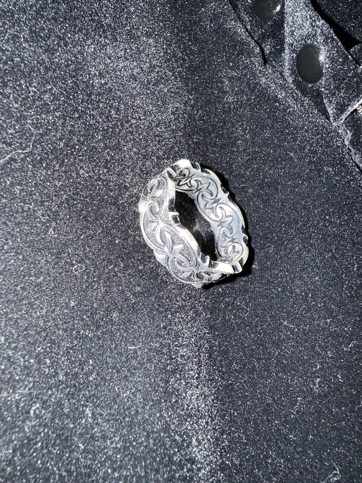 Other 925 Silver Custom Engraved Streetwear Ring Size ONE SIZE - 3 Thumbnail