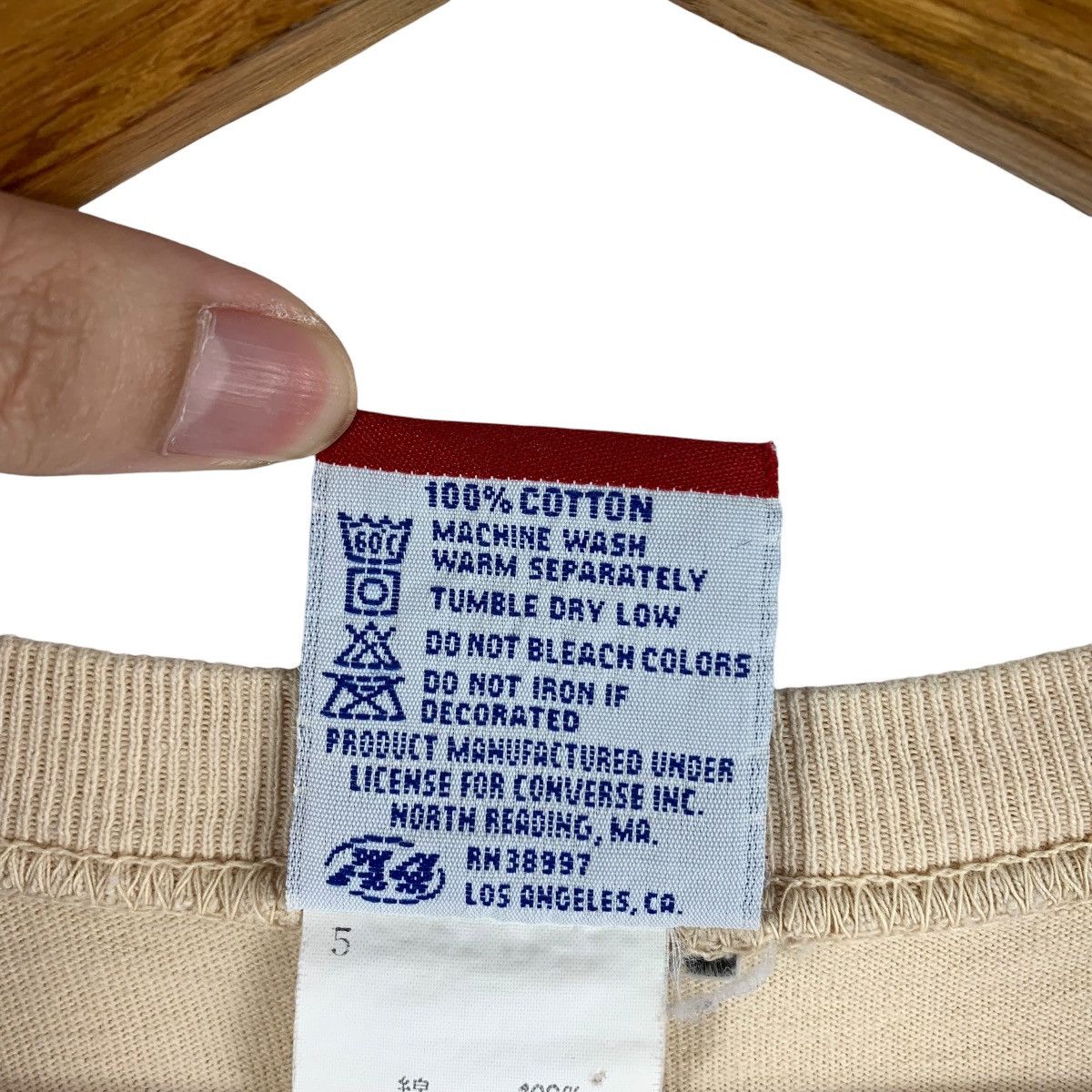 Converse × Vintage Vintage CONVERSE Chuck taylor tee Size US L / EU 52-54 / 3 - 11 Thumbnail