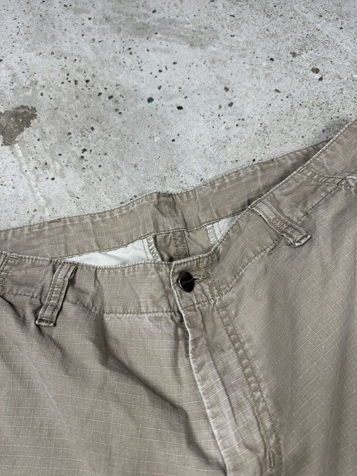 Carhartt Vintage Y2K Carhartt Baggy Distressed Reworked Cargo Pants Size US 33 - 8 Thumbnail