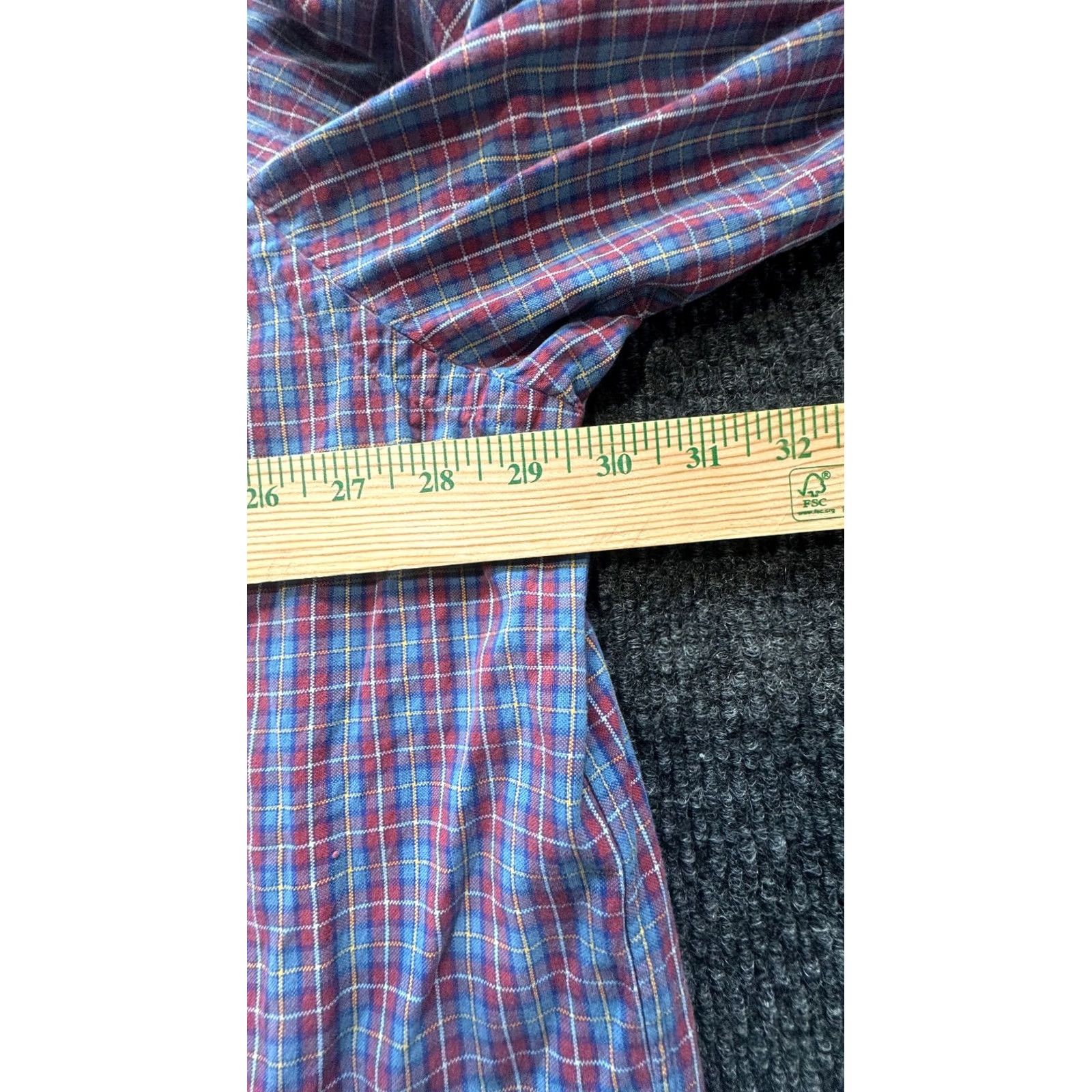 Ralph Lauren VINTAGE Ralph Lauren Long Sleeve Button-Up Mens 3XB Plaid Shirt 100% Cotton 1618 Size US XXL / EU 58 / 5 - 4 Thumbnail