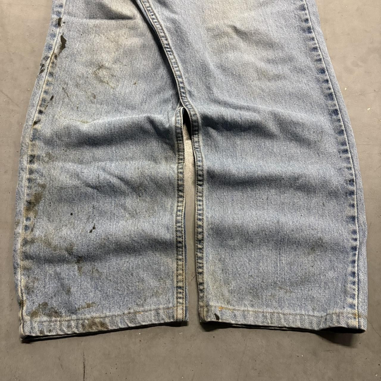 Levi's Crazy Vintage Y2K/2000s Baggy Levis 505 Medium Blue Wash Denim Jeans! Size US 36 / EU 52 - 3 Thumbnail