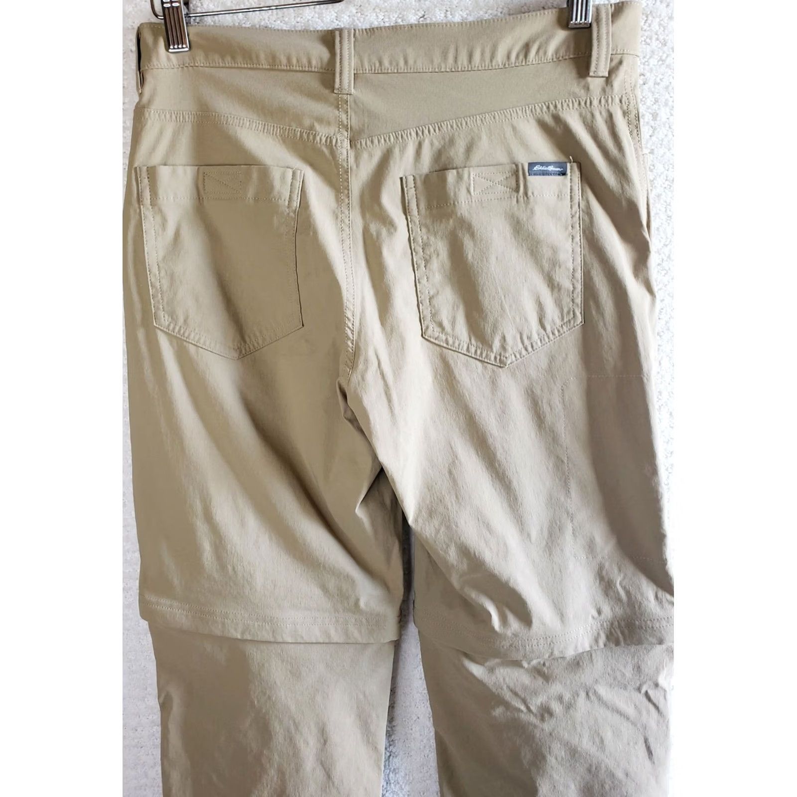Eddie Bauer Eddie Bauer Mens Convertible Tech Pants Pants 32x30 Khaki Tan Stretch Pockets 5-Pocket Regular Straight Beige Mens Size US 32 / EU 48 - 6 Thumbnail