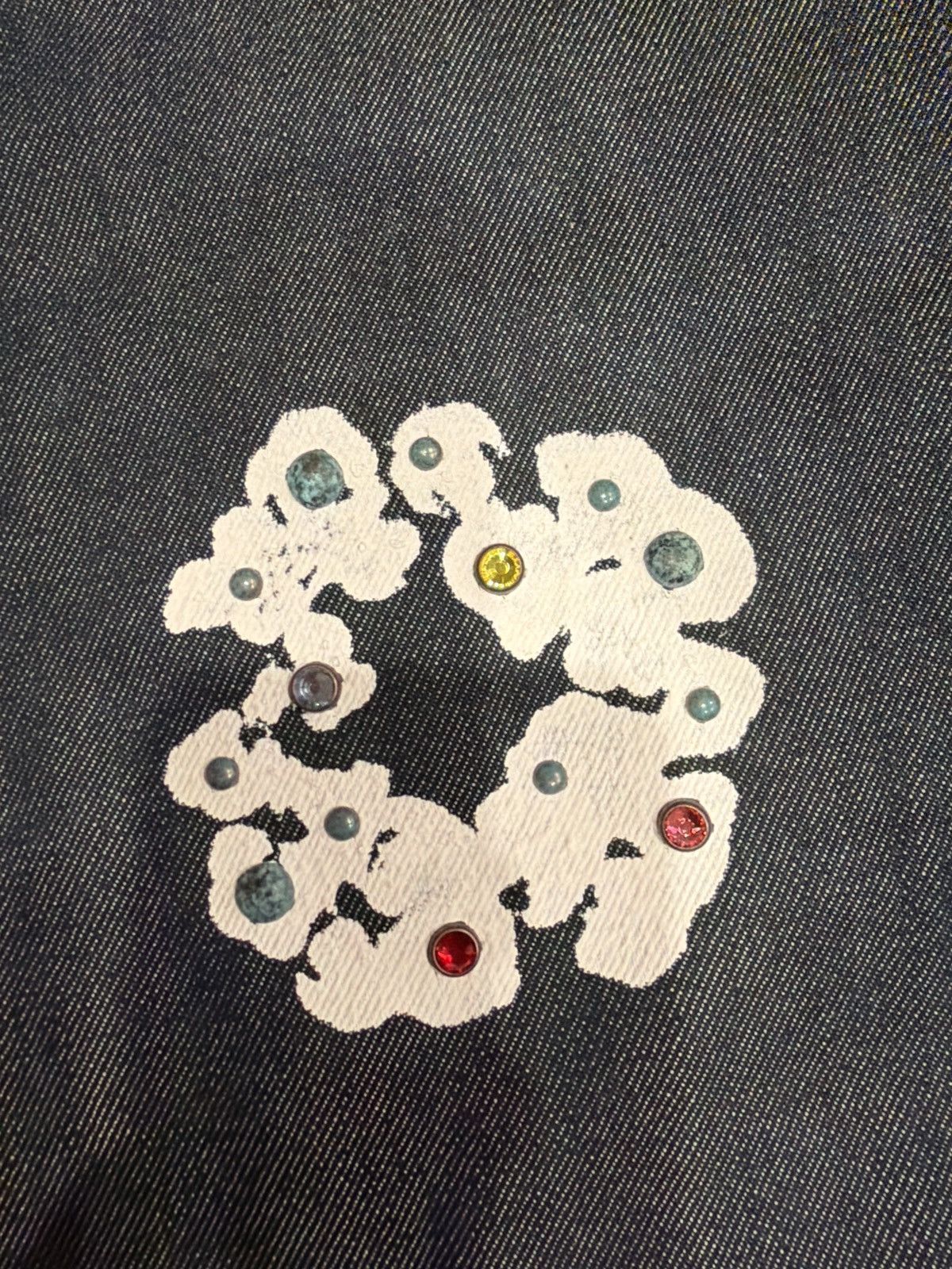 DENIM TEARS Denim tears rhinestone raw jeans Size US 36 / EU 52 - 8 Thumbnail