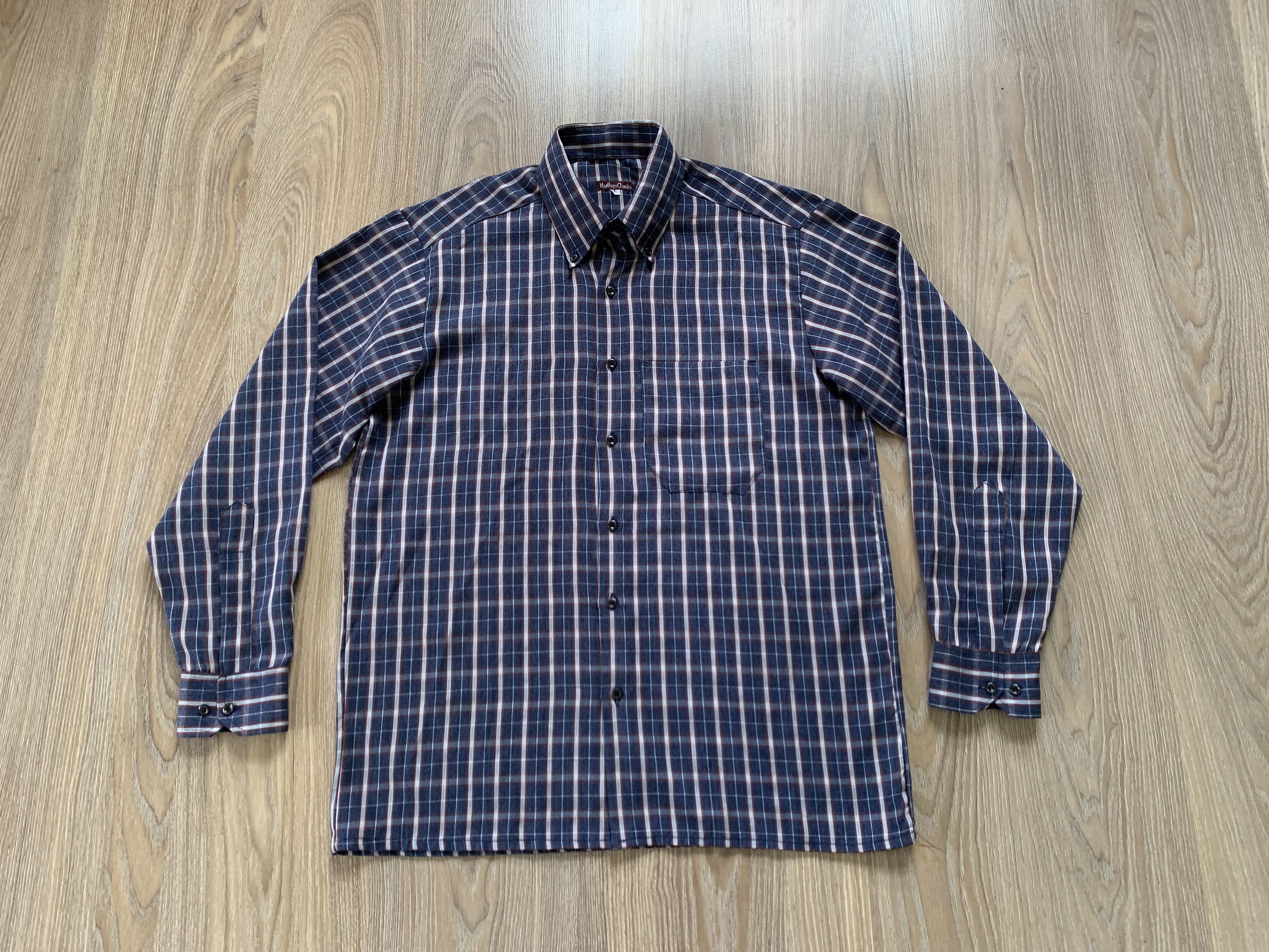 Marlboro Classics Marlboro Classics Vintage Plaid Long Sleeve Shirt Size US L / EU 52-54 / 3 - 6 Thumbnail