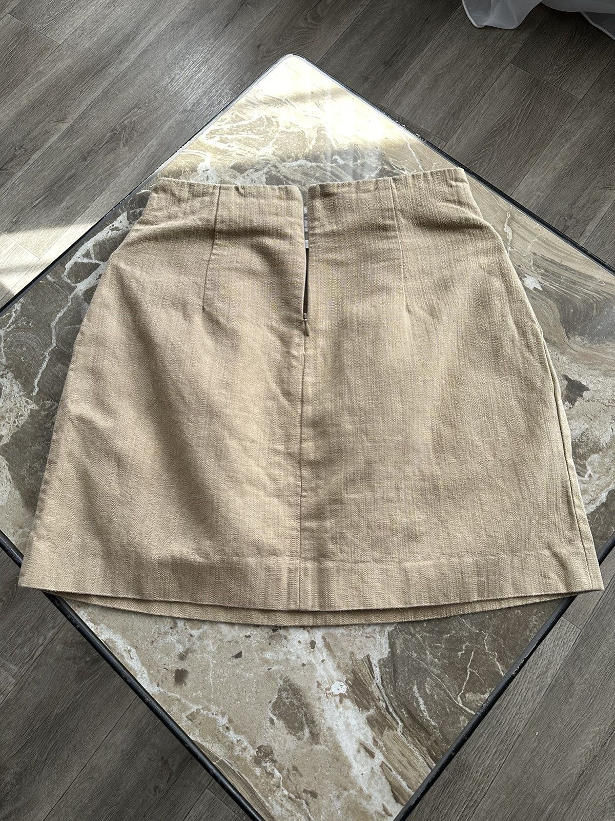 Designer × Sandro 🫧 Sandro Paris Mini Linen Skirt Size 26" / US 2 / IT 38 - 12 Thumbnail
