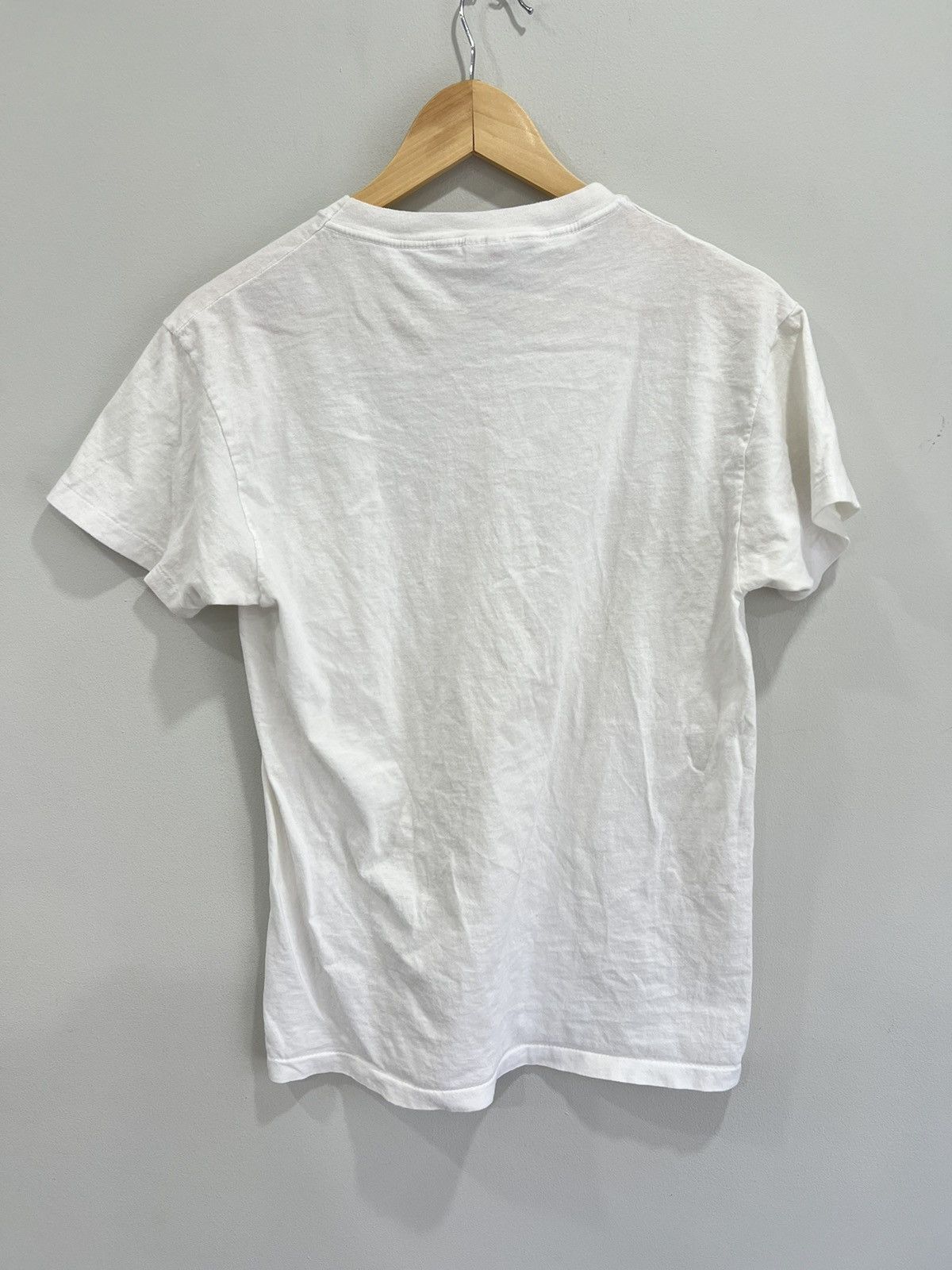 Vintage Vintage 90s Blank Tee Shirt single stitched Size US M / EU 48-50 / 2 - 3 Thumbnail