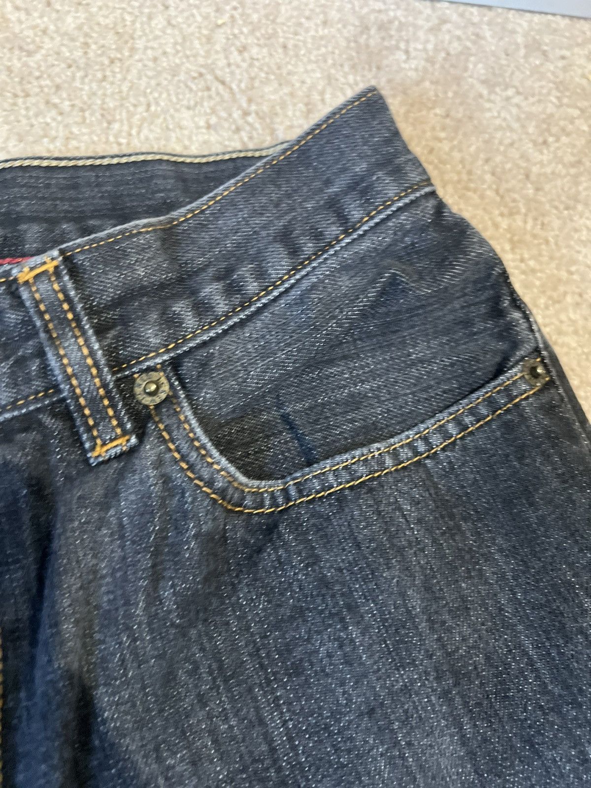 J.Crew Dark Wash Vintage J.Crew Slim Straight Leg Jeans 31x30 Size US 31 - 3 Thumbnail