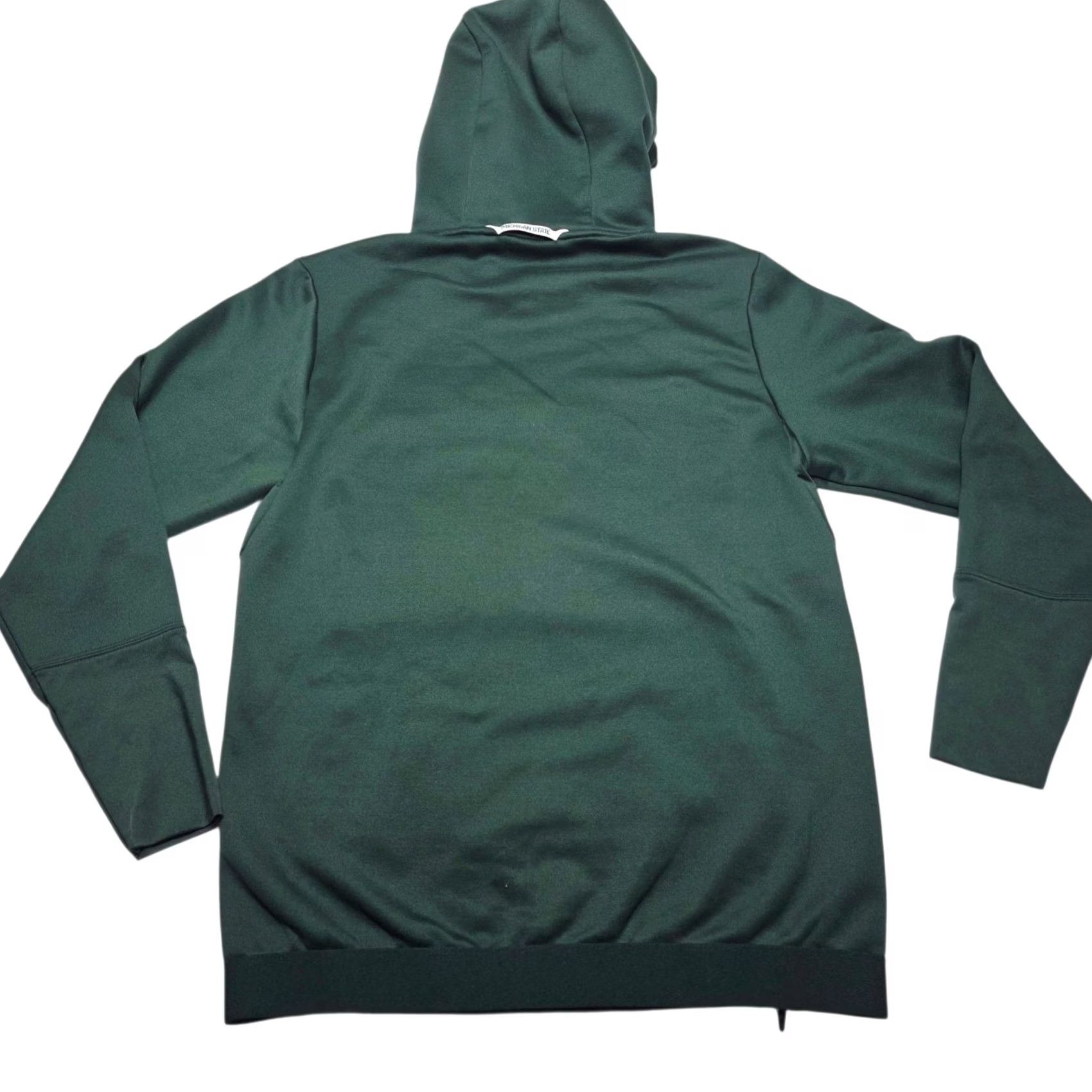 Nike VINTAGE Nike Michigan State Spartans Hoodie Sweatshirt Therma Fit Men XS Green Pullover Hooded Pockets All Seasons University College Sports Mens XS Size US XS / EU 42 / 0 - 3 Thumbnail