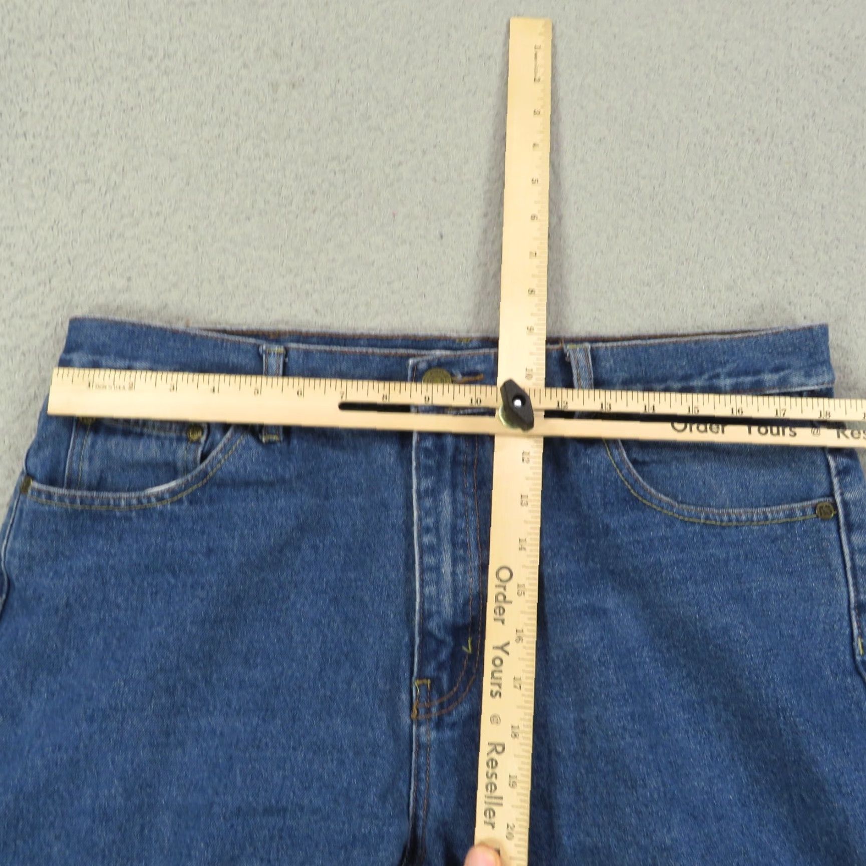 AQUA VINTAGE Aqua Surf Jeans 36x30 Baggy Wide-Leg Men Blue Denim 5-Pocket 90s Grunge Hip Hop Style Size US 36 / EU 52 - 7 Thumbnail